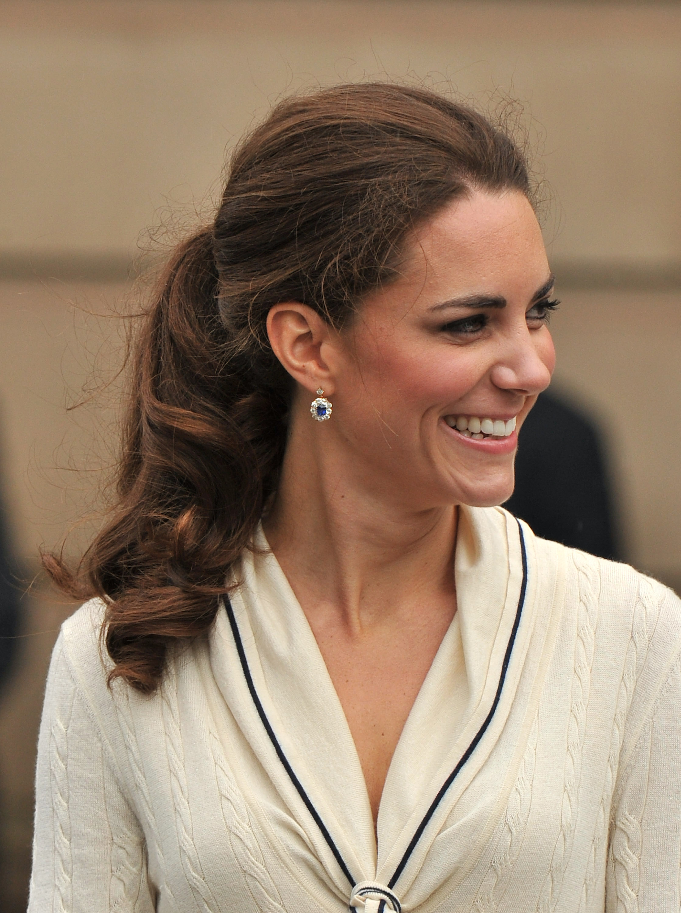 Kate pictured in the earrings in 2011. Photo / Getty
