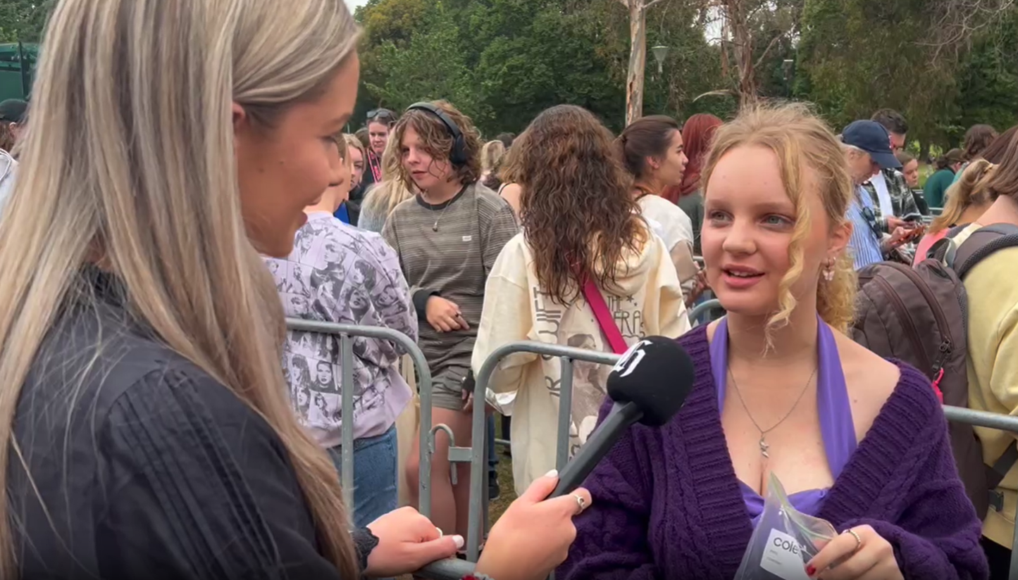 The NZ Herald chats to Jordan from Geelong about her many friendship bracelets and her heartbreaking ticket predicament. Photo / NZ Herald