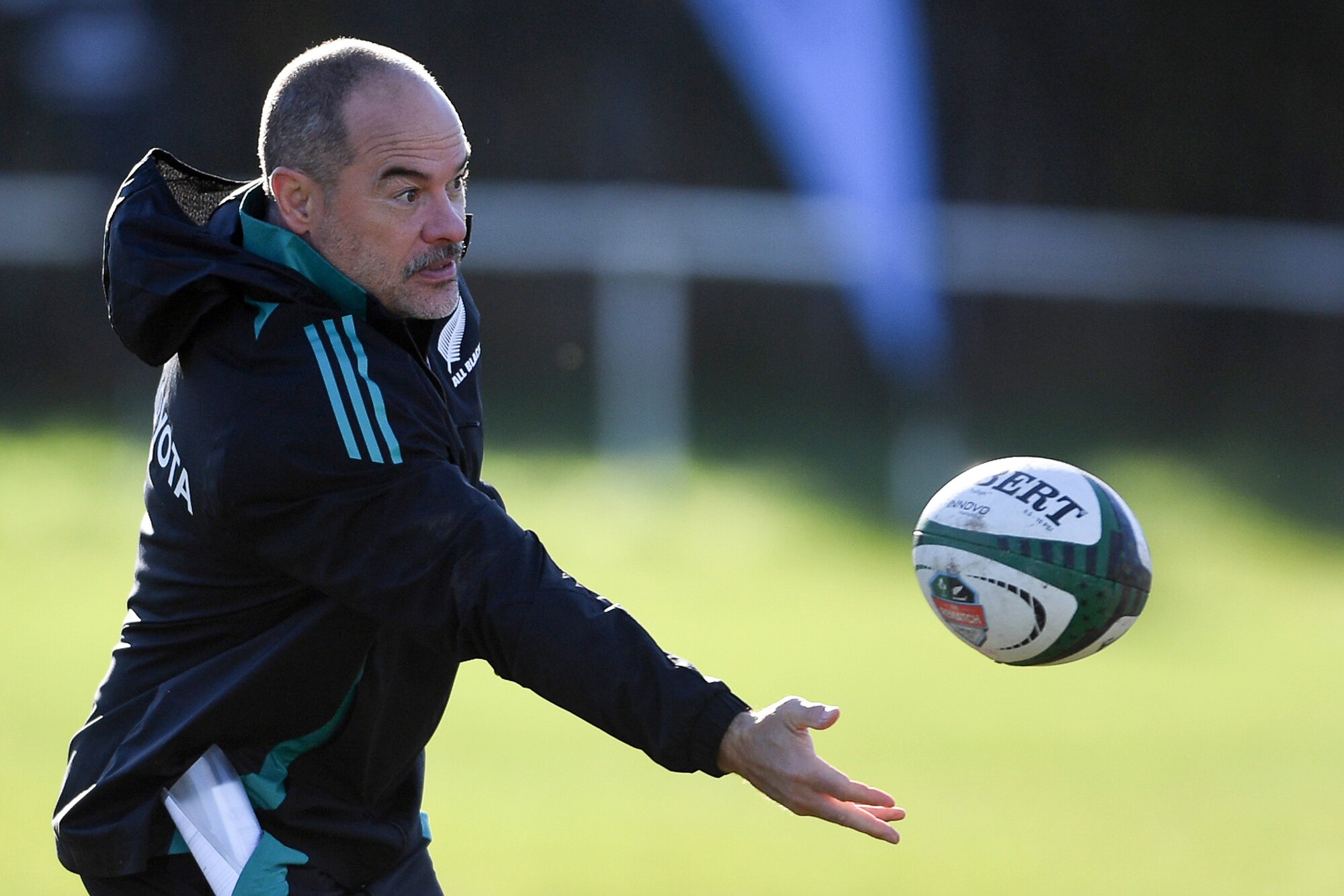 Scott Hansen at All Blacks training ahead of last year's test against Wales. Photo / Photosport