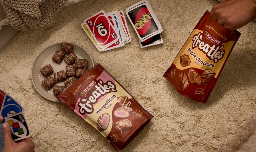 Arnott's Treatles are available throughout New Zealand at New World and Pak'nSave stores from October.