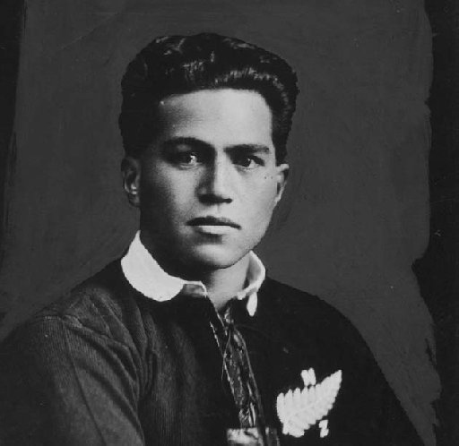 Rugby legend George Nepia, seen here in 1924. Photo / New Zealand Herald archive