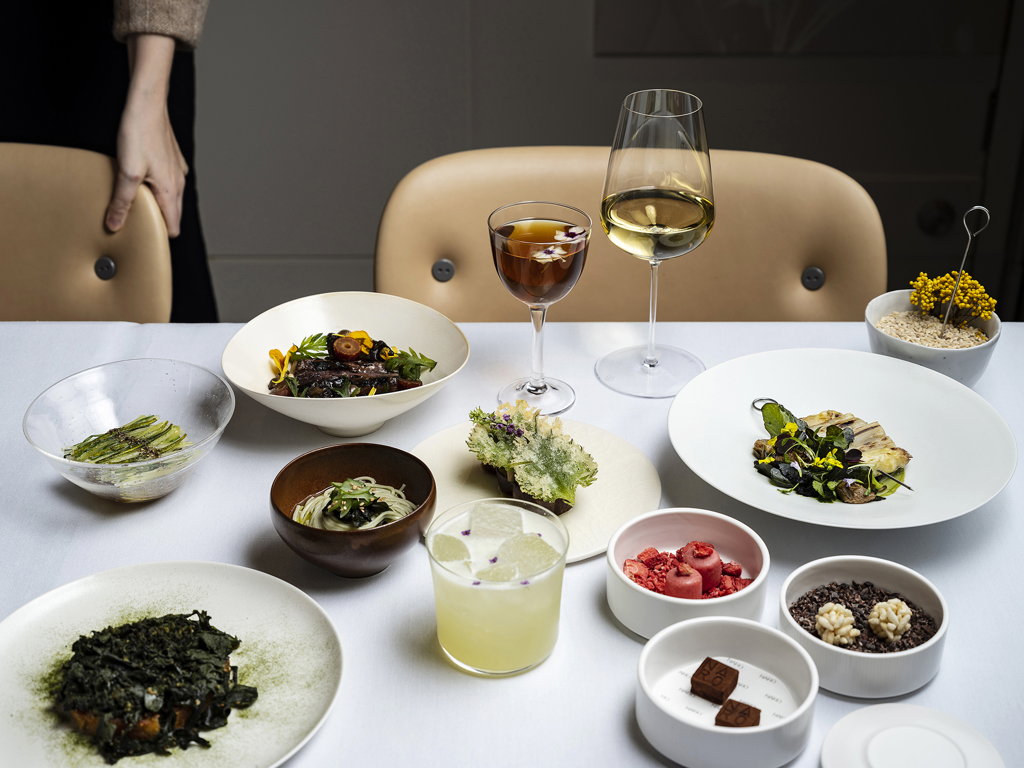 A variety of dishes served at Naro in New York. Photo / Karsten Moran, The New York Times