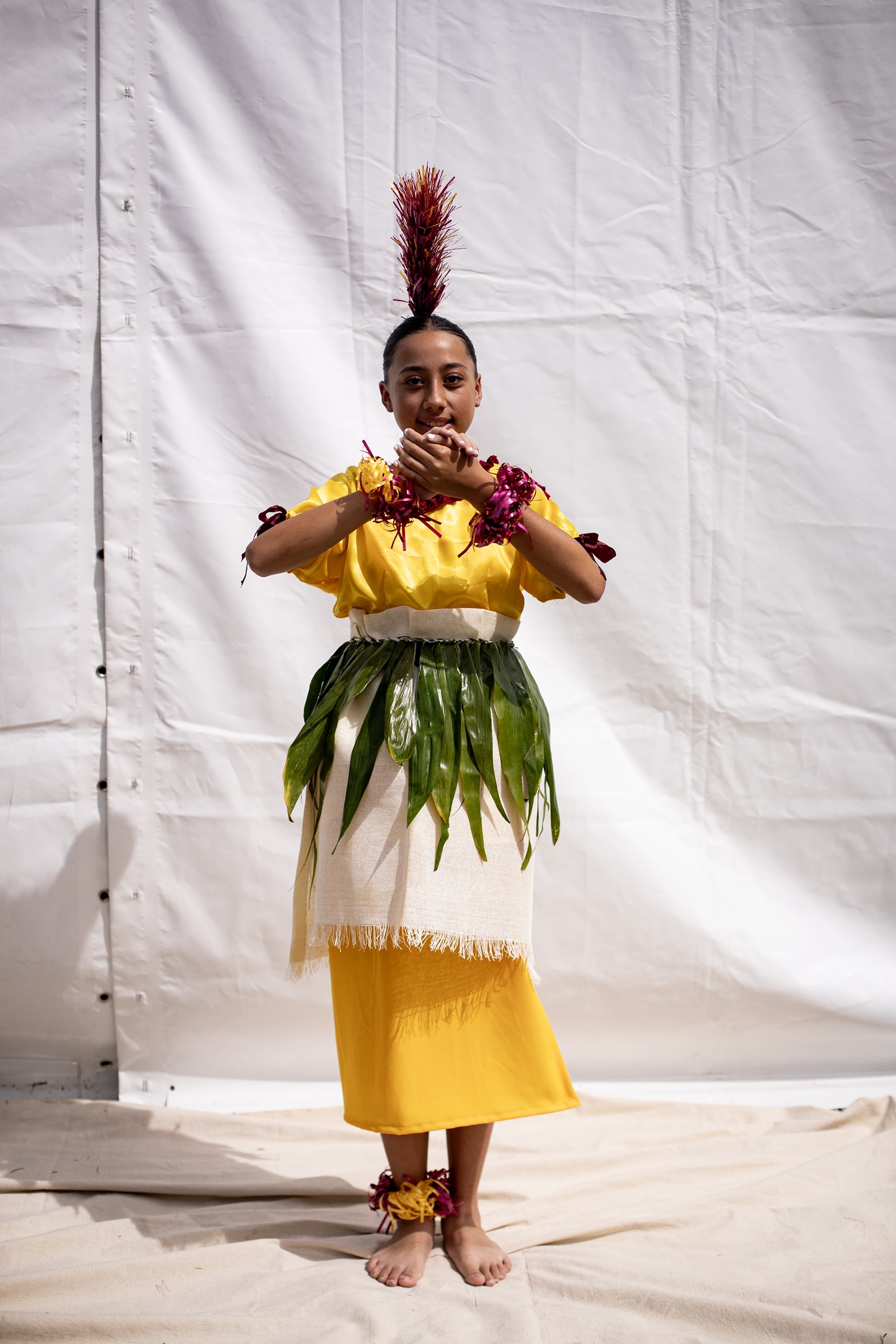 Tongan performer Anglicani Taumoefolau from Papatoetoe High School. Photo / Dean Purcell