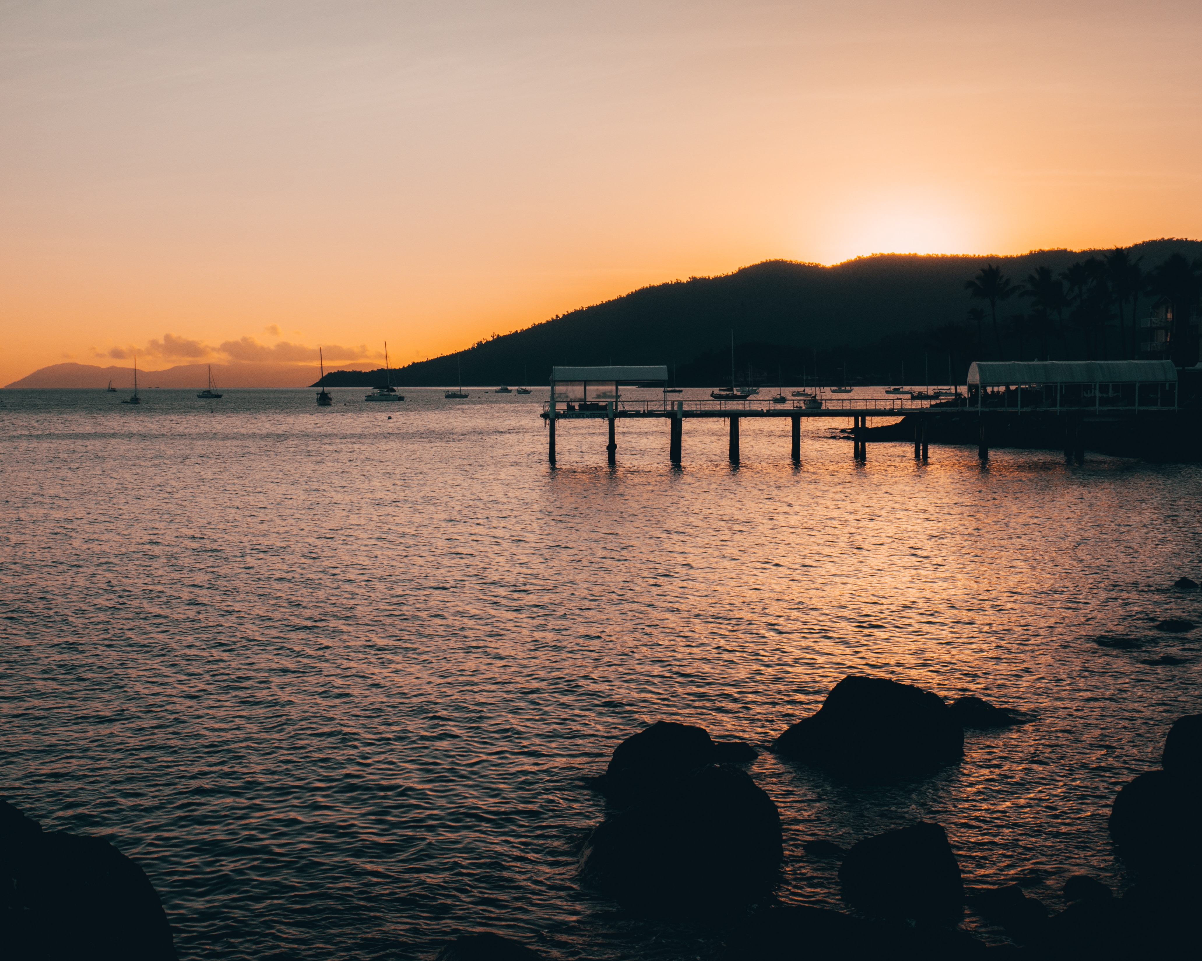 A sunset scene at Airlie Beach. Photo / Unsplash