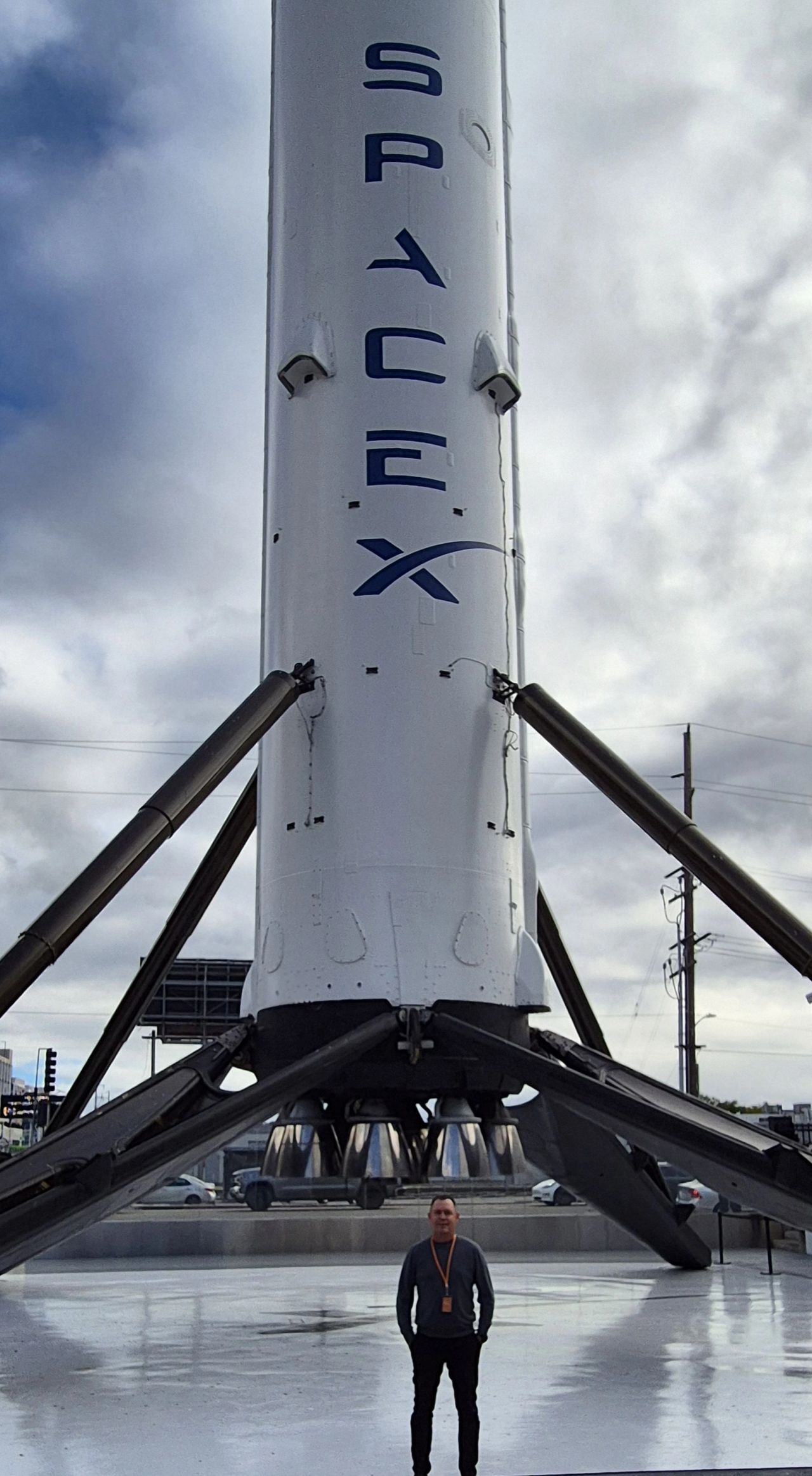 2degrees chief executive Mark Callander was in Southern California to watch this morning's SpaceX launch - a 
