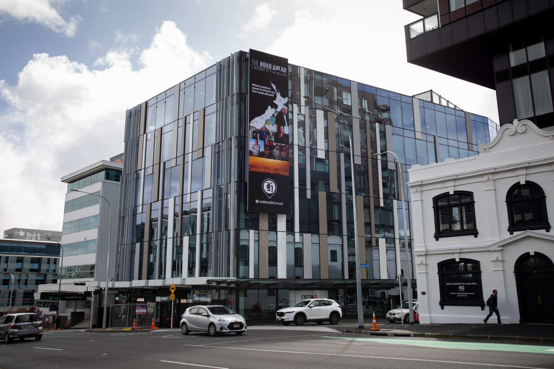 Shading effects on BDO House at 2-4 Graham St were analysed in the application to develop the neighbouring 35 Graham St.  Photo / Sylvie Whinray
