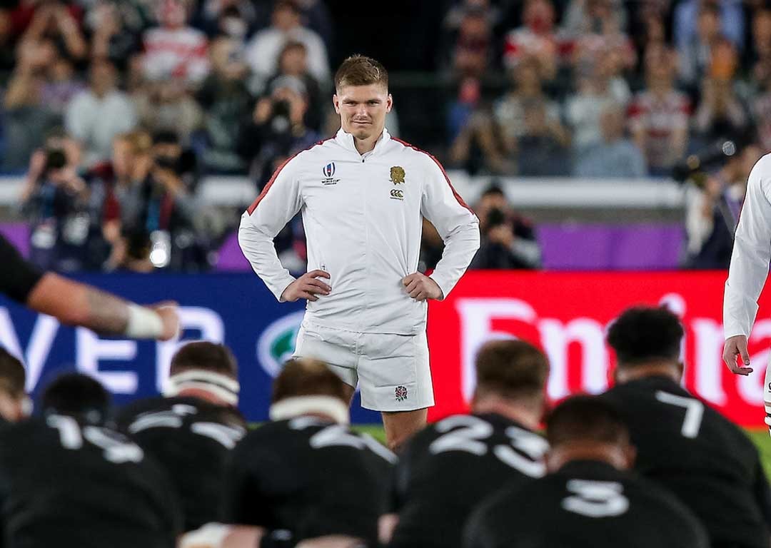 Owen Farrell's famous response to the haka in 2019.