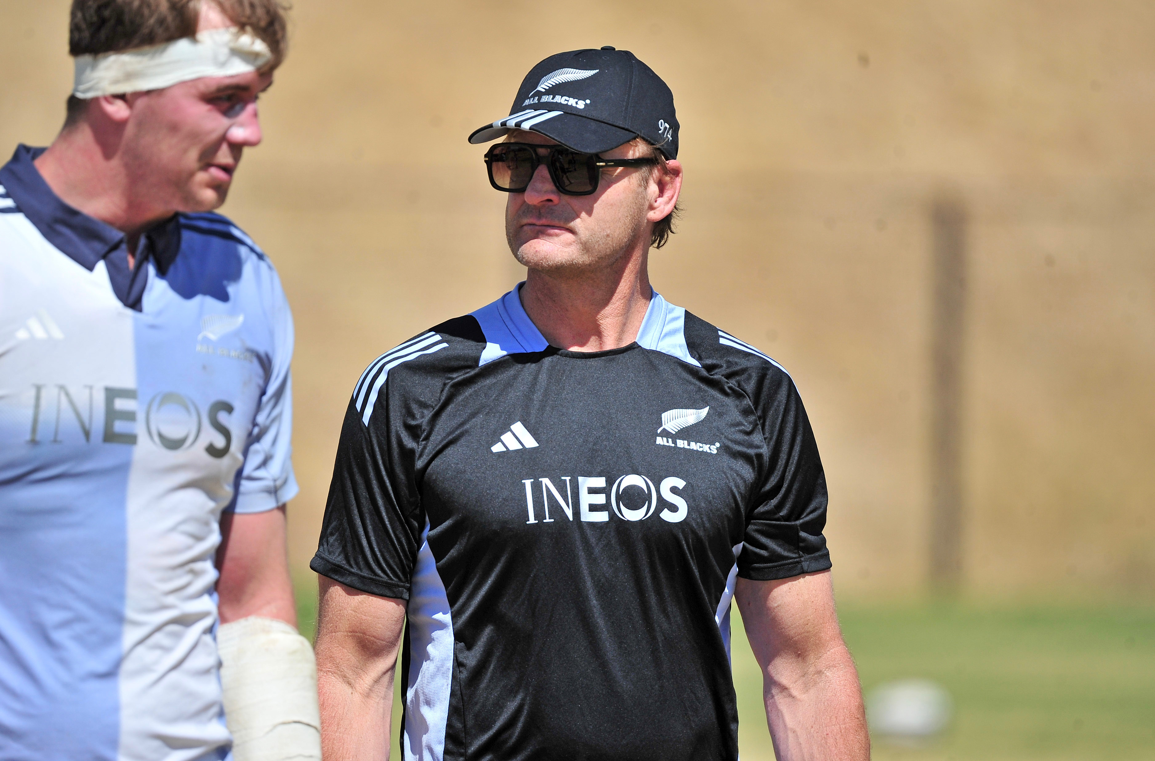 Scott Robertson during a training session in South Africa. Photo / Photosport