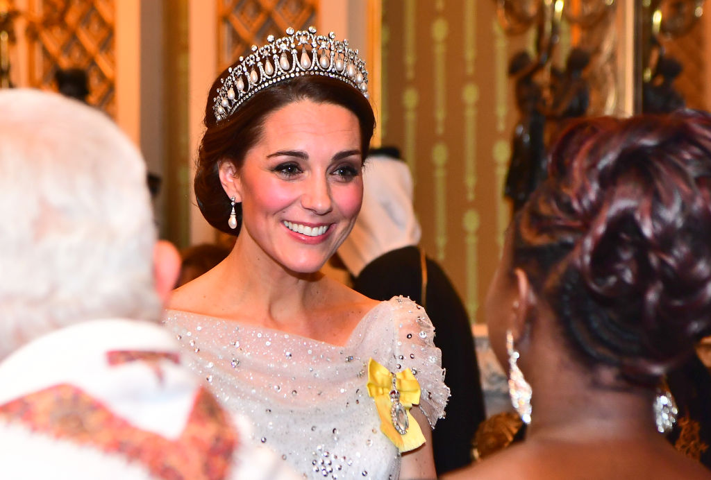 The Princess of Wales is reportedly considering ditching her tiara for the big day. Photo / Getty