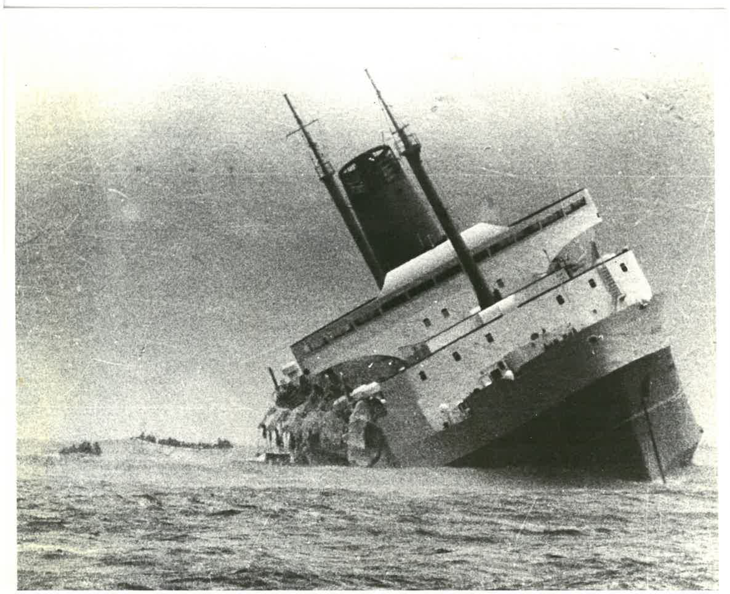 The Wāhine ferry sank amid stormy weather driven by Cyclone Giselle in 1968, with the loss of 51 lives. Photo / File