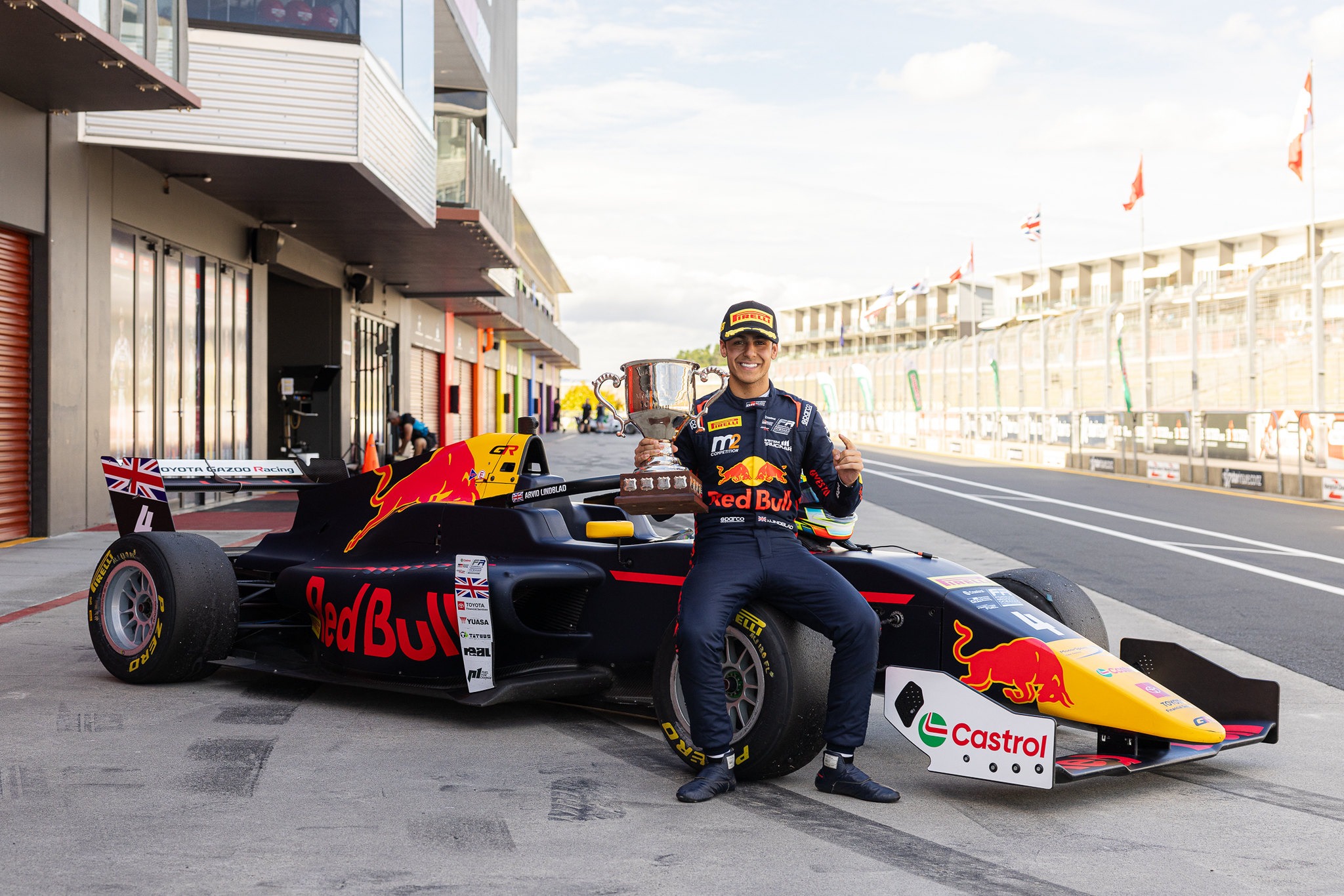Red Bull junior driver Arvid Lindblad. Photo / Andy Kruy Creative