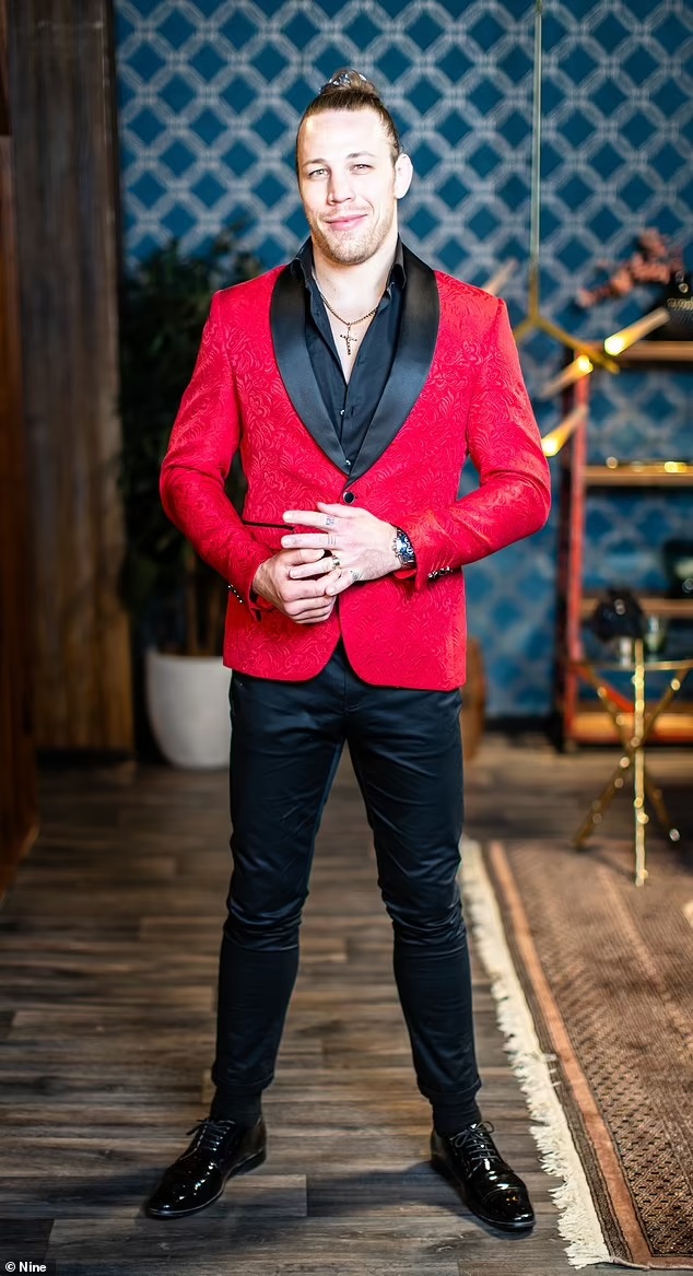 Jayden Eynaud in the offending outfit.