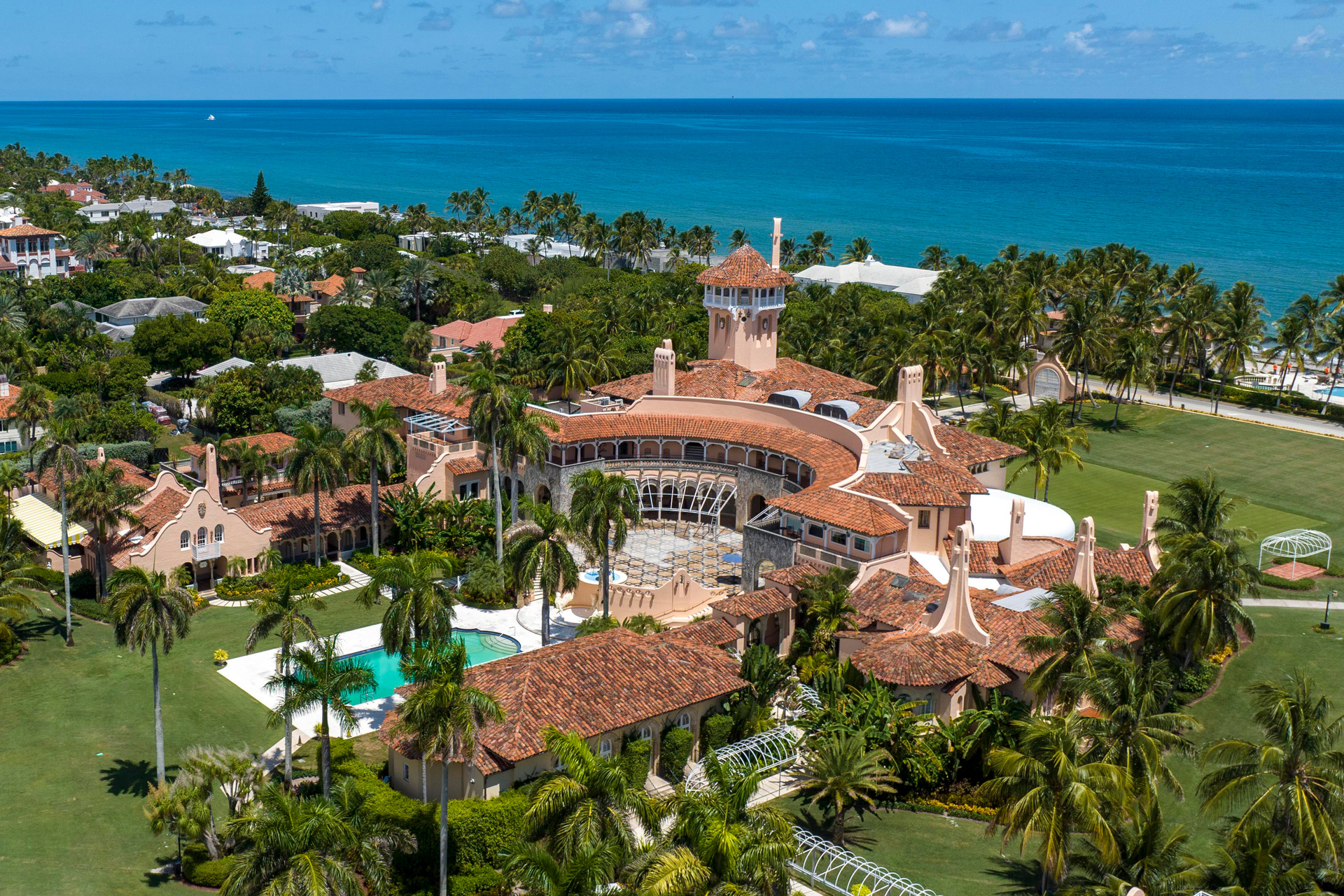 Former US President Donald Trump's Mar-a-Lago club in Palm Beach, Florida. Photo / AP