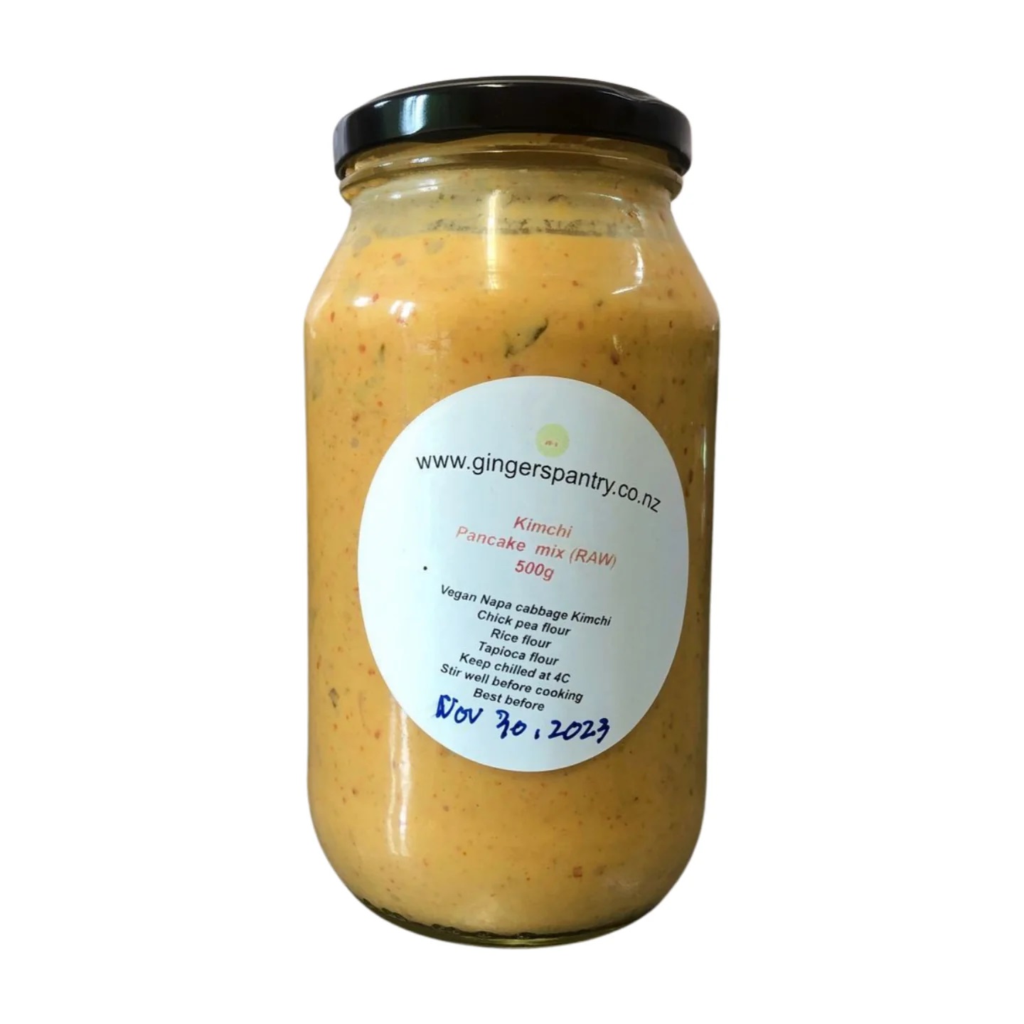 Gingers Pantry kimchi pancake mix.