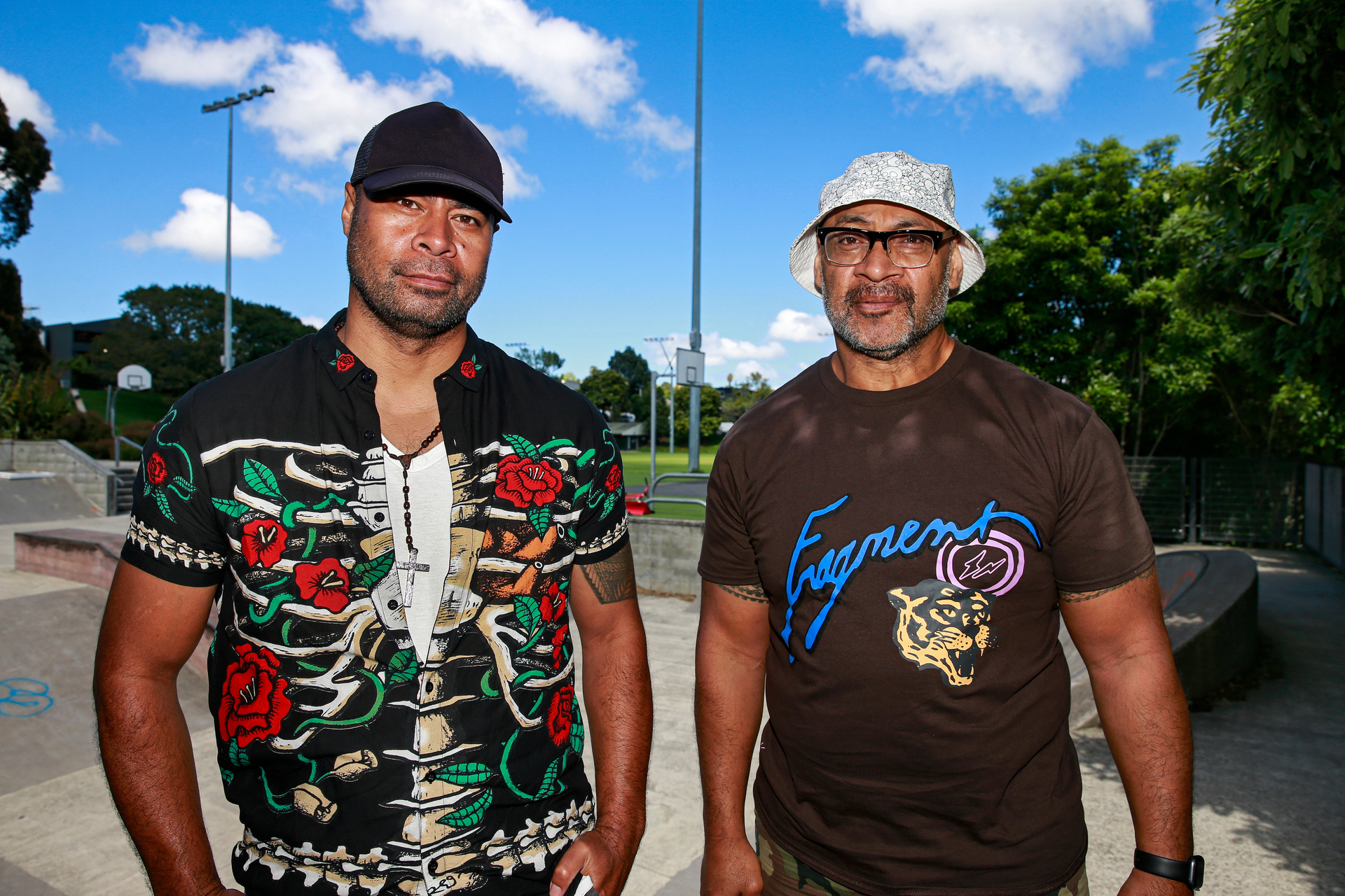 Miki Magasiva (left) and Mario Gaoa (right). Photo / Alex Burton
