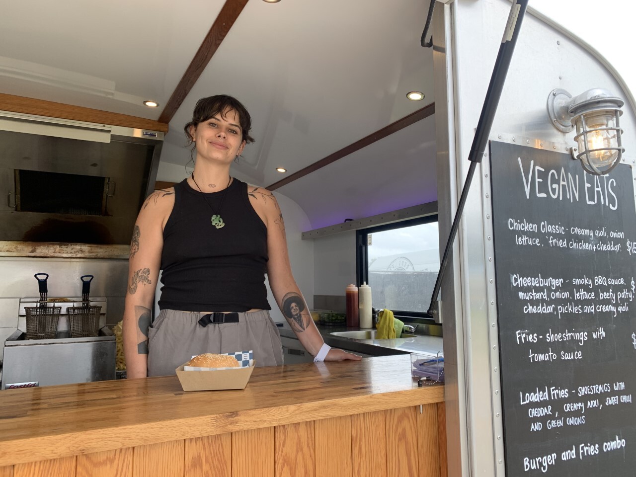 FTP Vegan Eats owner Kaya Sparke. Photo / Megan Wilson