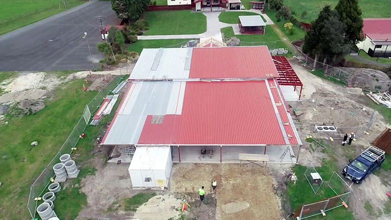 Extensive work is underway at Rangitahi Marae in Murupara to upgrade their wharekai (dining hall).