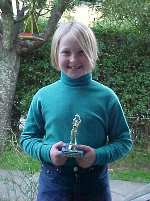 Erica Hume pictured when she was about seven-and-a-half years old. Her mother, Carey Hume, described her as a 
