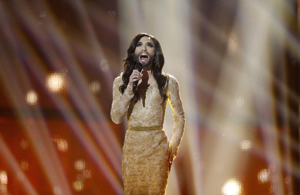 Conchita Wurst was a  previous song contest winner for Austria. Photo / AP
