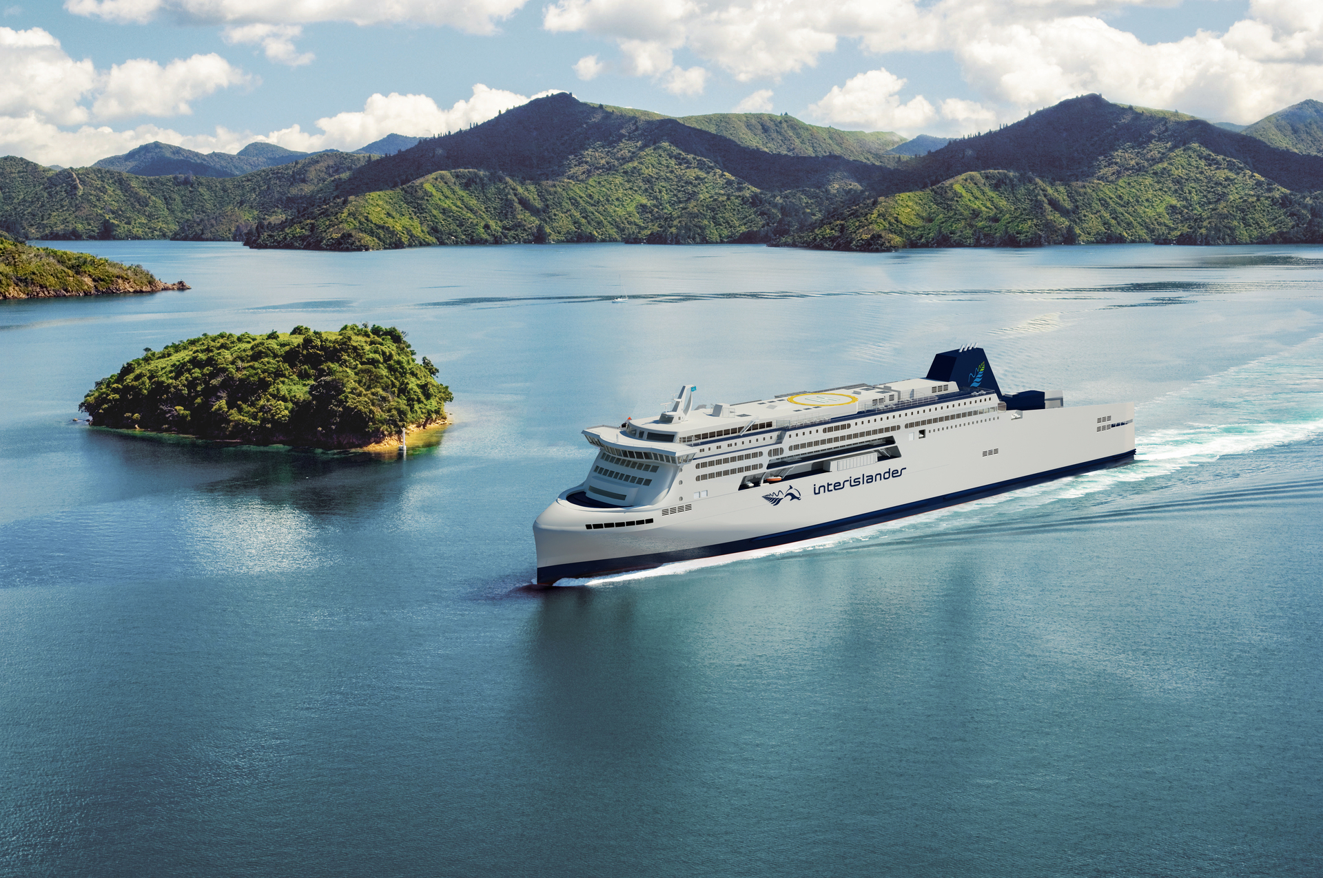 The new ships will be much more fuel efficient and produce significantly lower CO2 emissions. Image / OSK Shiptech