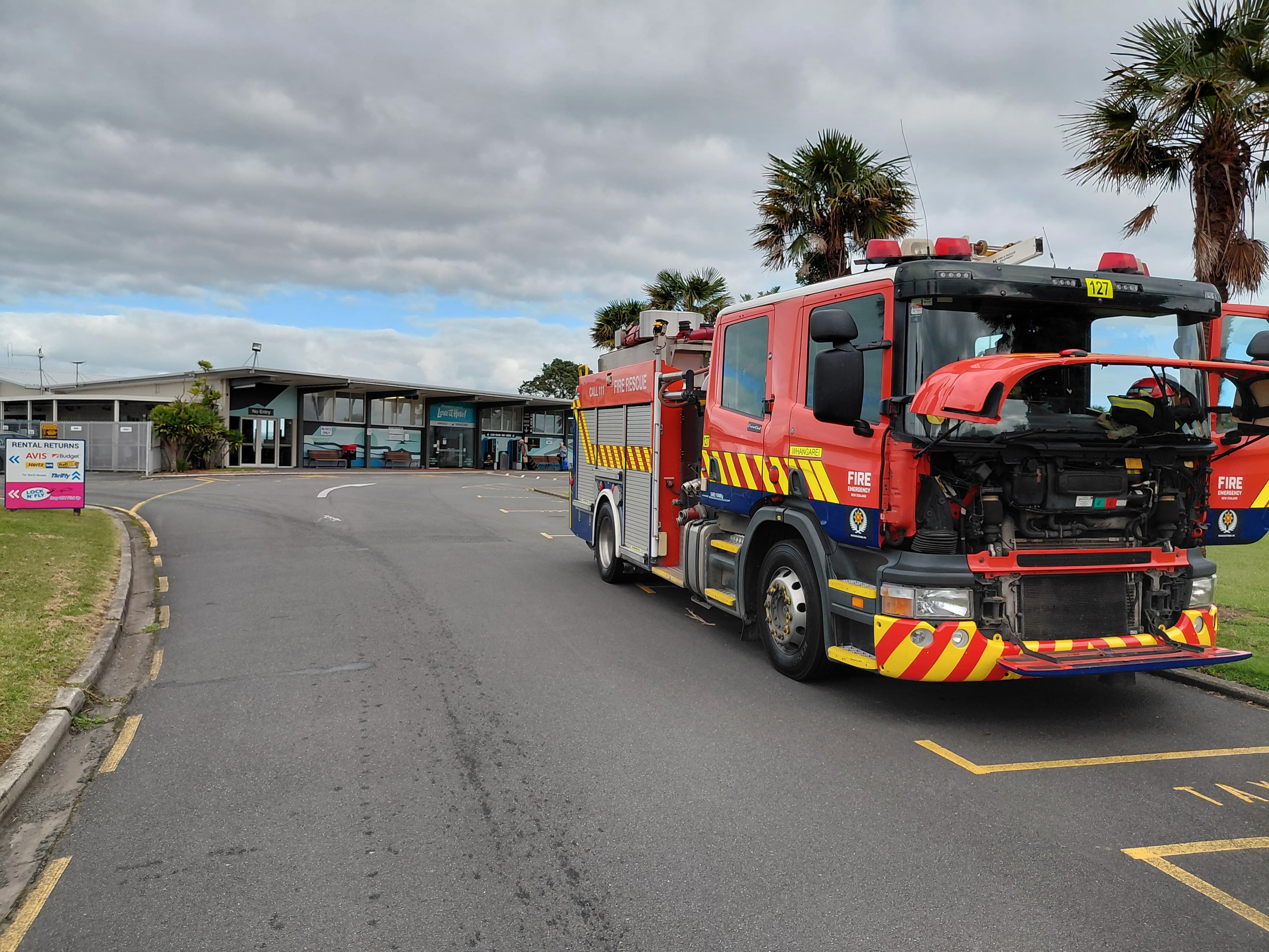 Whangārei's frontline rescue tender lost coolant and overheated while responding to an aircraft crash in May just moments after performing an extraction from a crash. Photo / NZPFYU