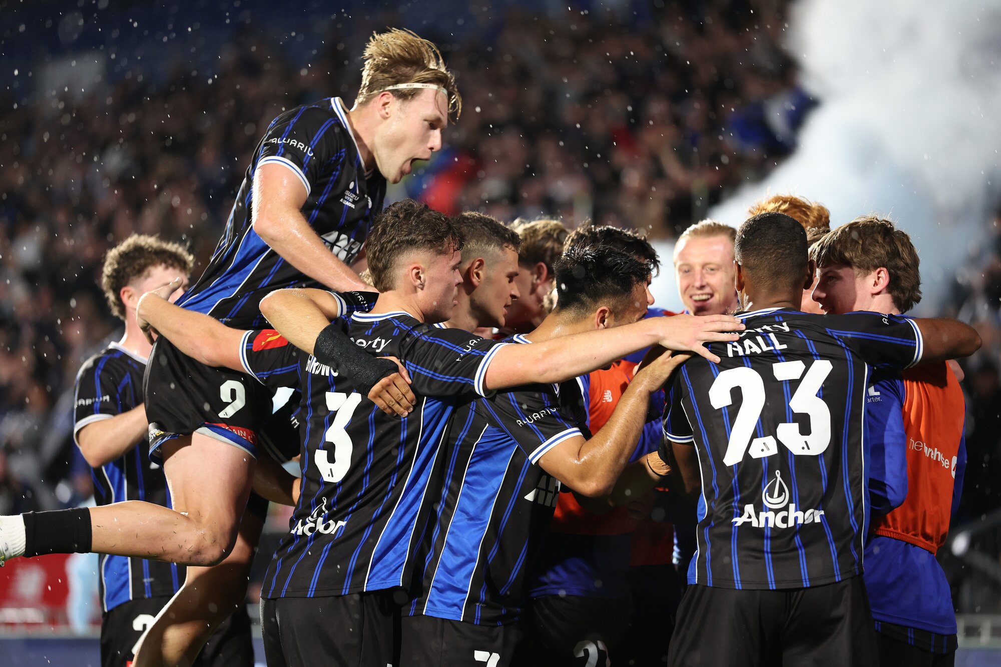 Auckland FC will host the A-League grand final against Sydney FC. Photo / Photosport