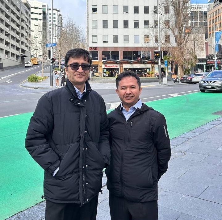 MA 'Amir' Foladi' and Gul Hussain Baizada, right, relocated from Afghanistan to New Zealand in 2021. Photo / A2A