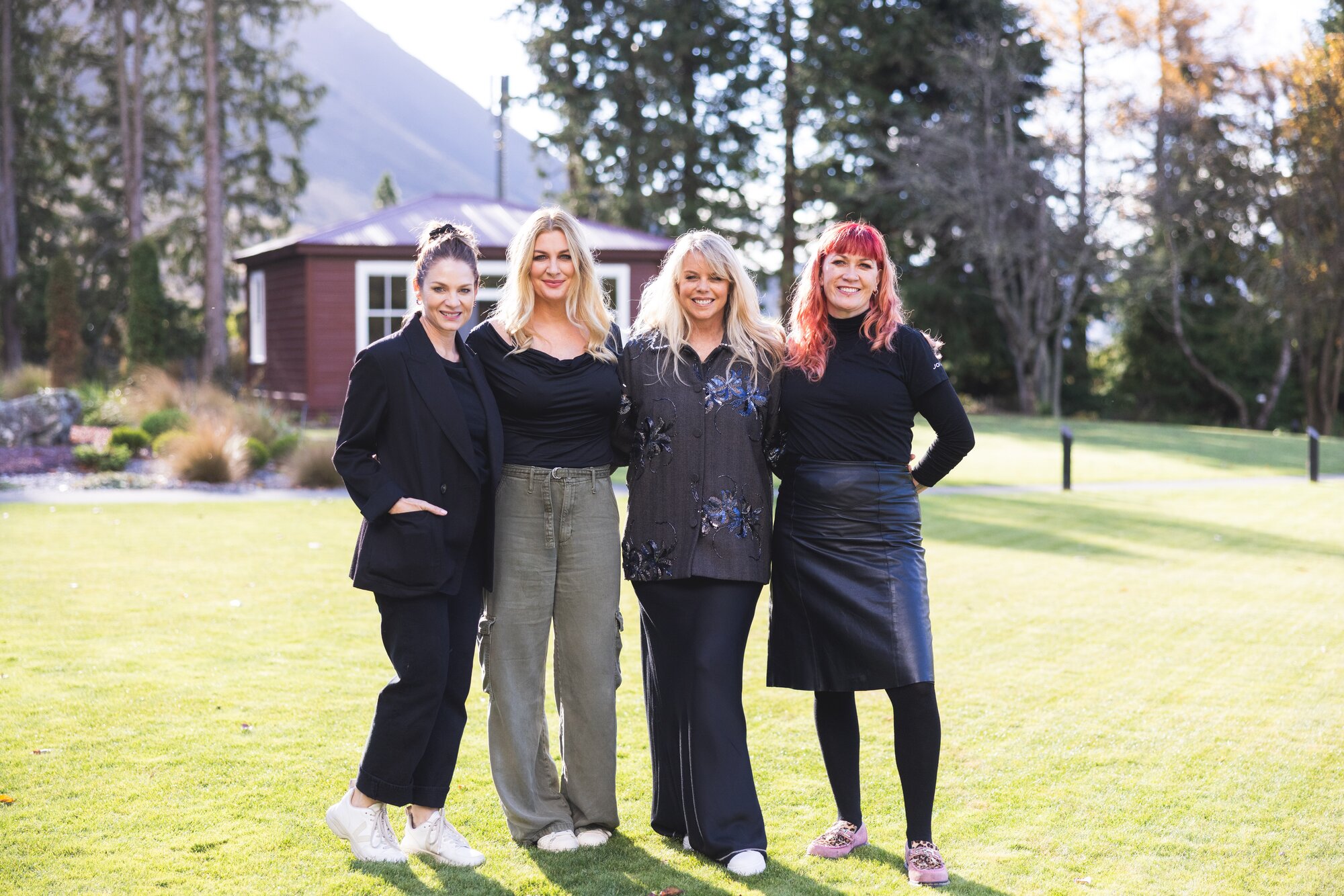 Emma Peters, Yelena Bebich, Sonja de Mari and Felicity Bruce. Photo / Lisa Sun 