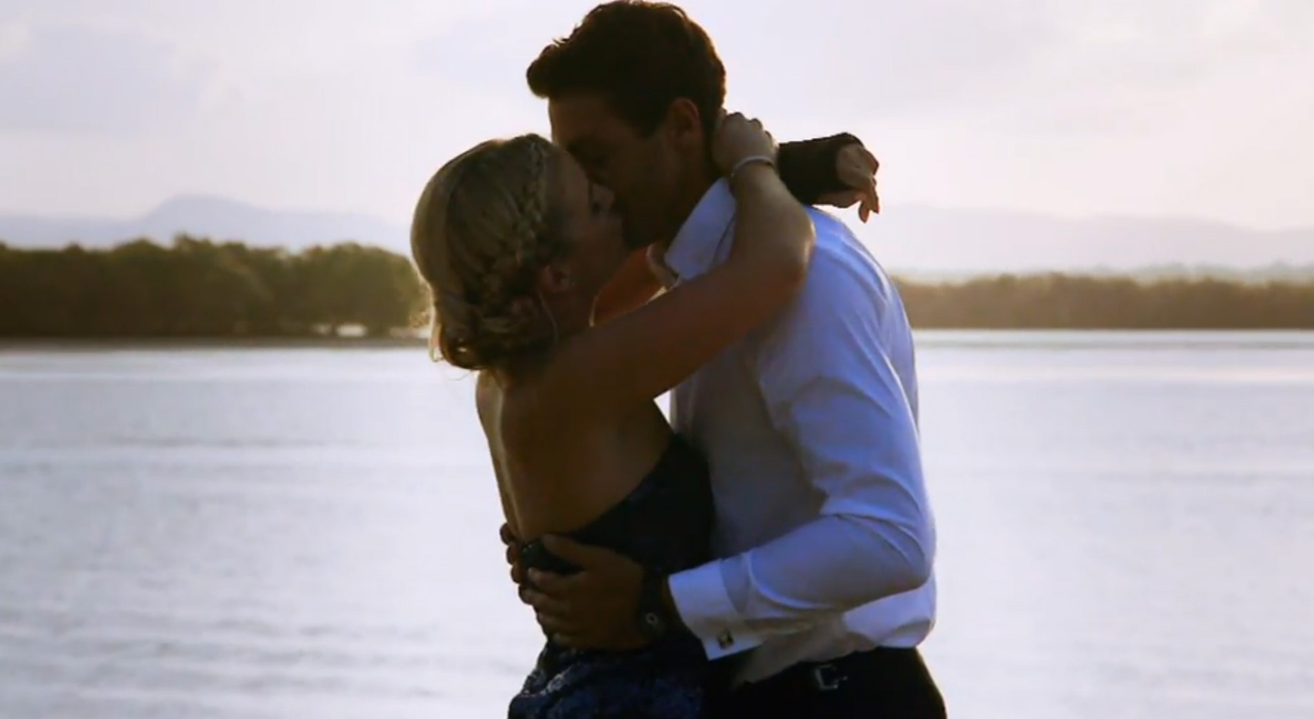 The moment Art Green chose Matilda Rice as the winner of The Bachelor NZ in 2015. 