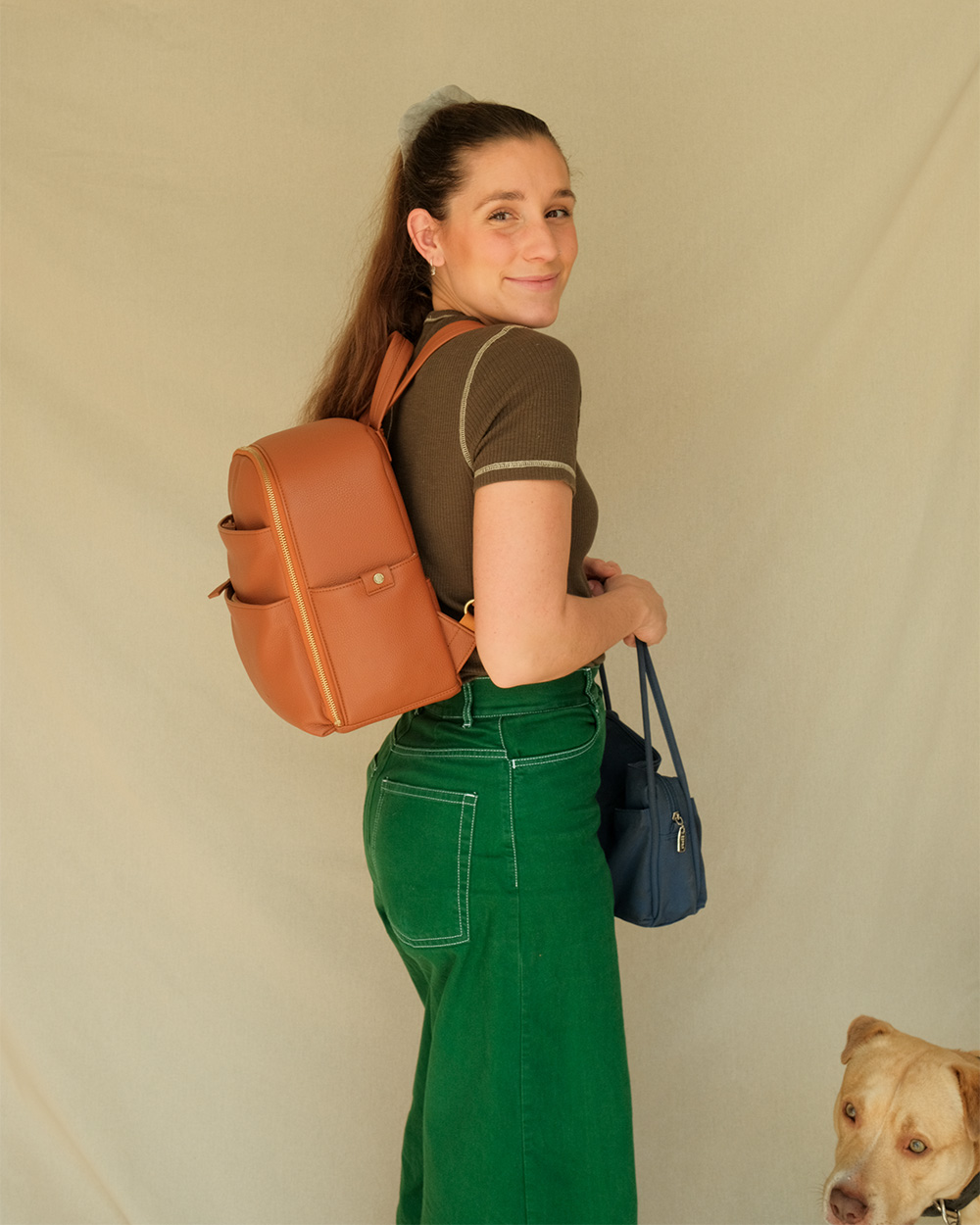 Danni Bishara prefers a backpack for busy days.