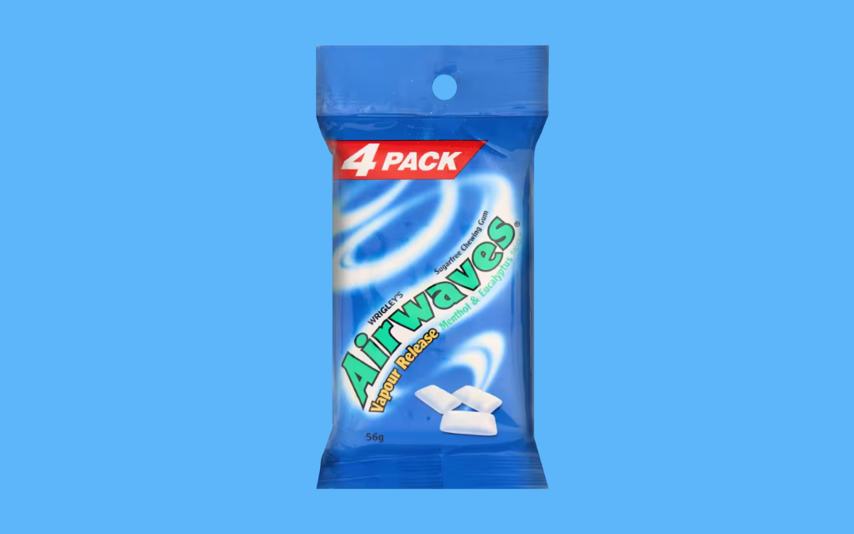 Mars Inc's Airwaves chewing gum.