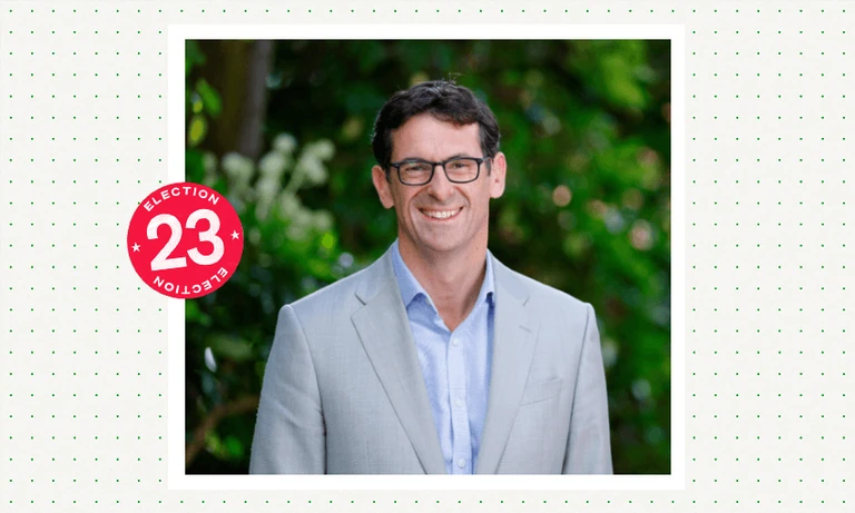 National candidate Scott Sheeran. Image / Spinoff