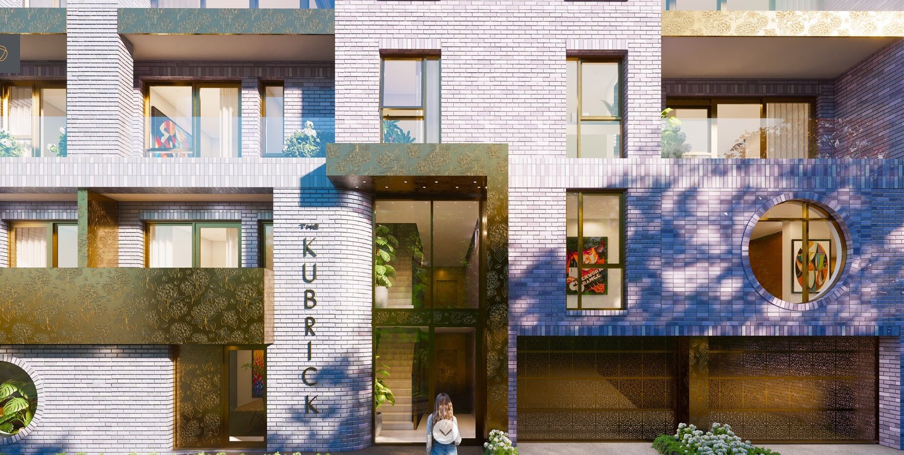  Plans by Ockham Residential for a new apartment block, The Kubrick, named after Stanley Kubrick, in Freemans Bay. This is planned to be built at 8 Pratt St and 54 Anglesea St. Photo / Ockham