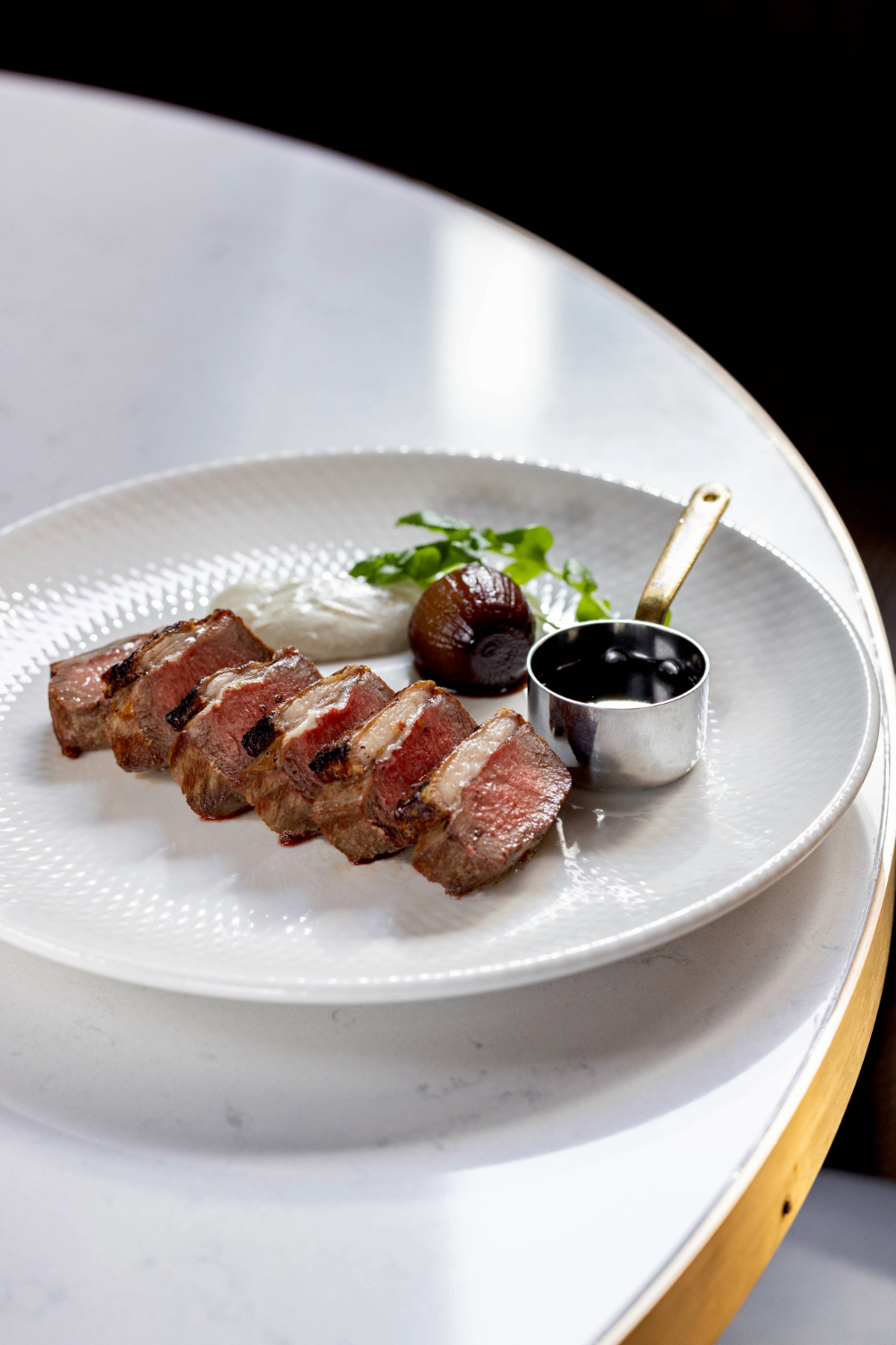 The steak was perfectly cooked. Photo / Babiche Martens