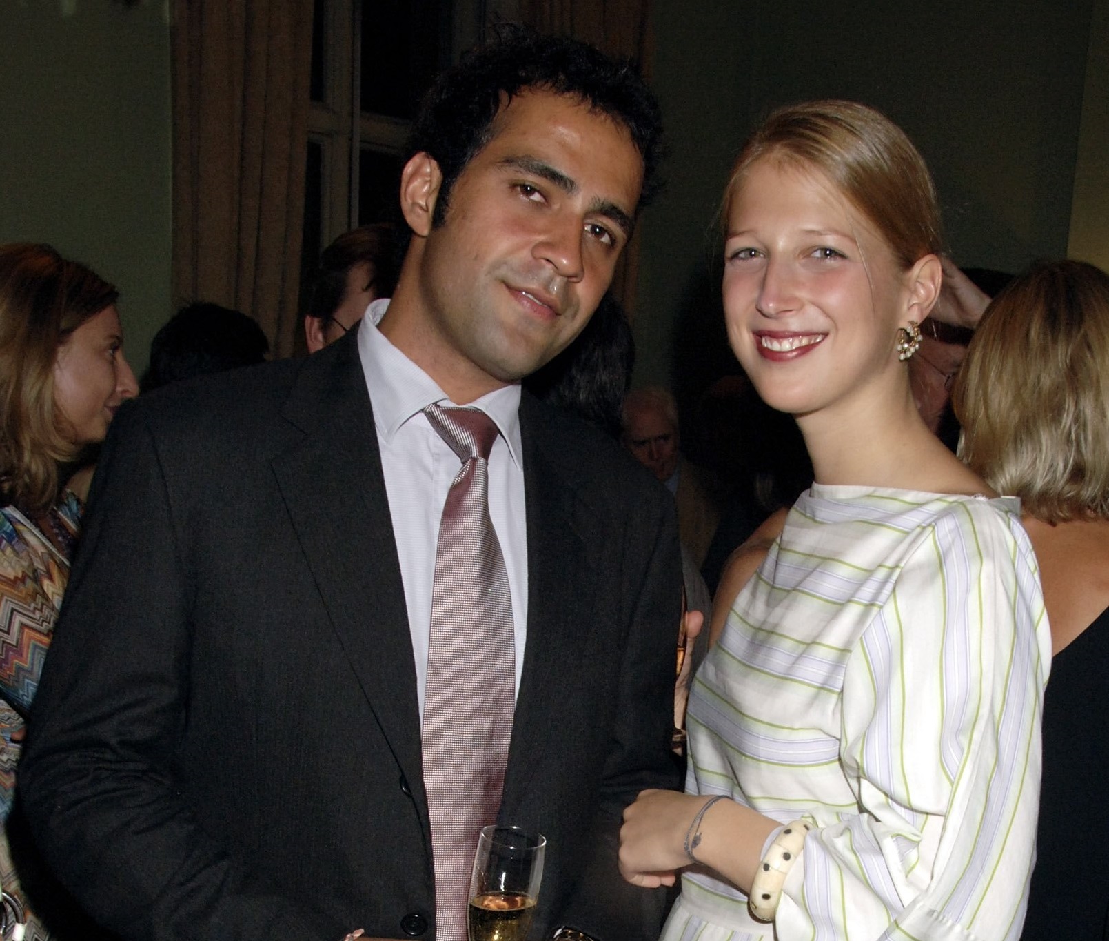 British journalist Aatish Taseer, (left), dated Lady Gabriella Windsor, affectionately known as 'Ella', for three years. Photo / Getty Images