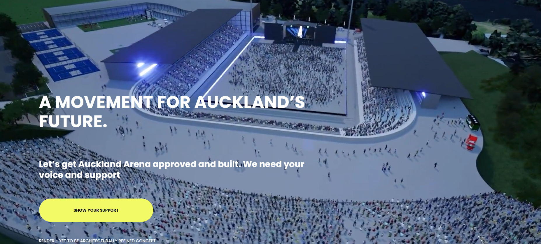 Auckland Arena's website. Photo / Auckland Arena