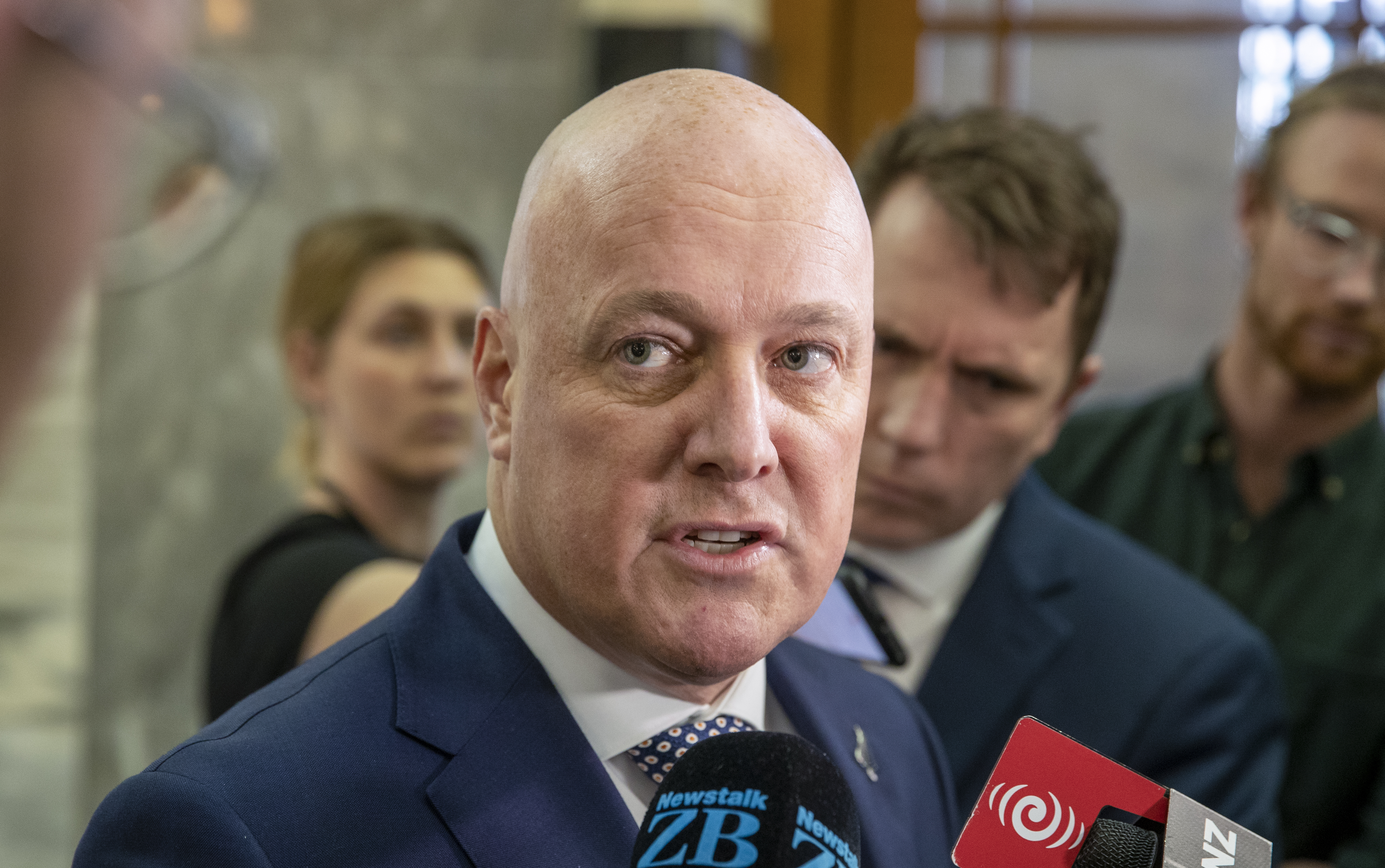National leader Christopher Luxon said the Government has been