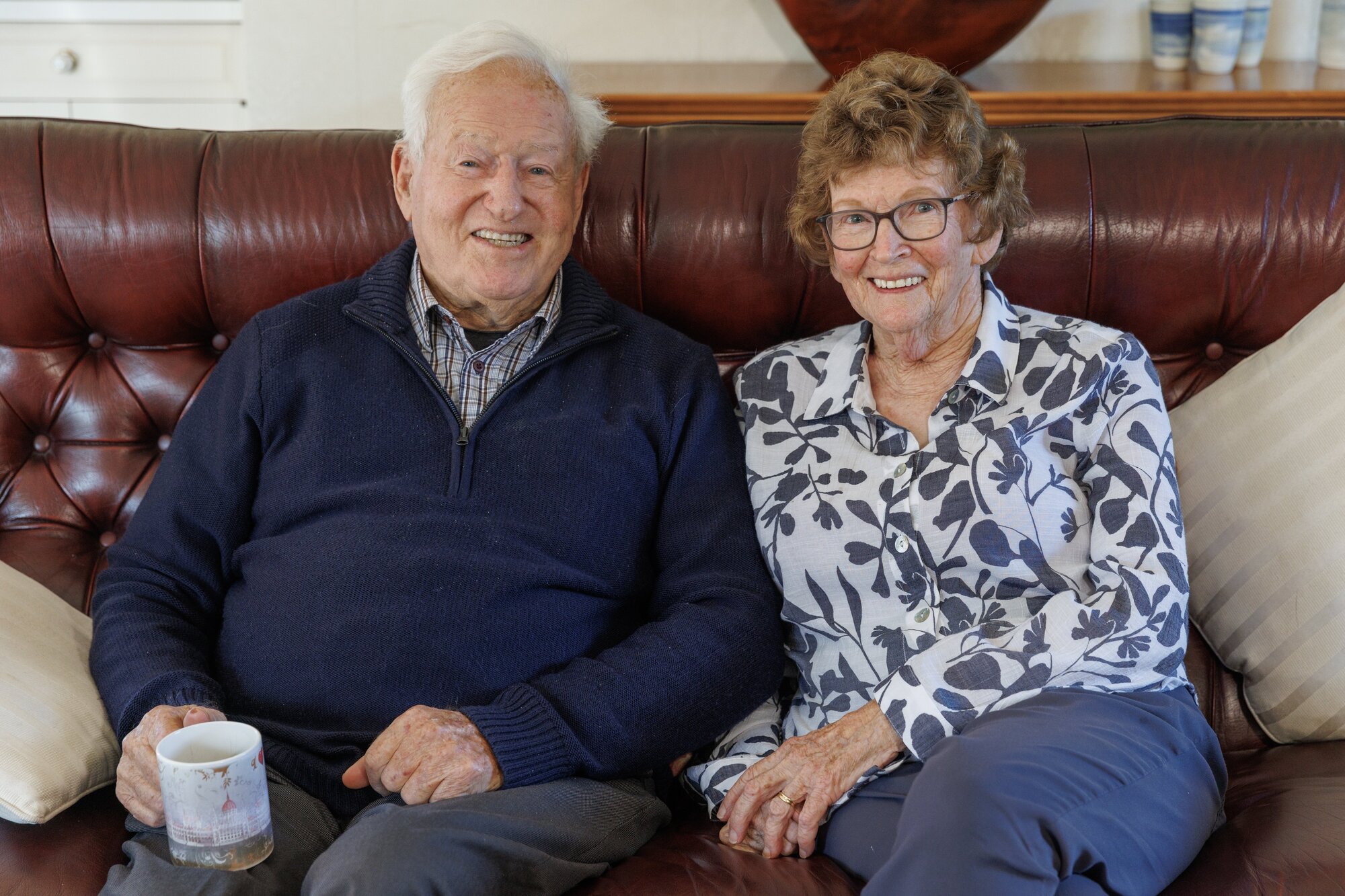 Jim Bolger and wife Joan Bolger, who turned 84 earlier this month. Photo / Mark Mitchell