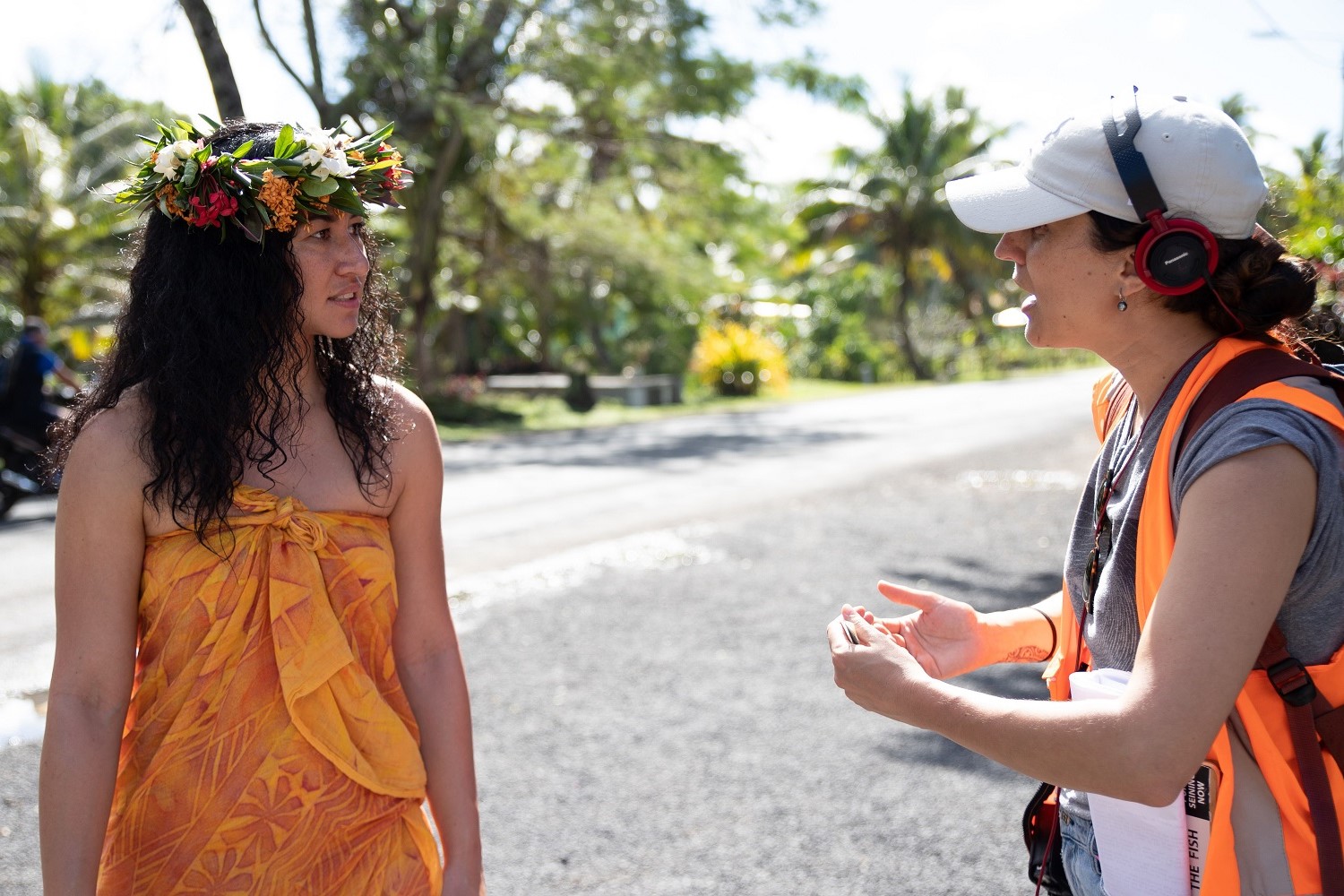 Behind the scenes of Vai (2019). Photo / Brown Sugar Apple Grunt