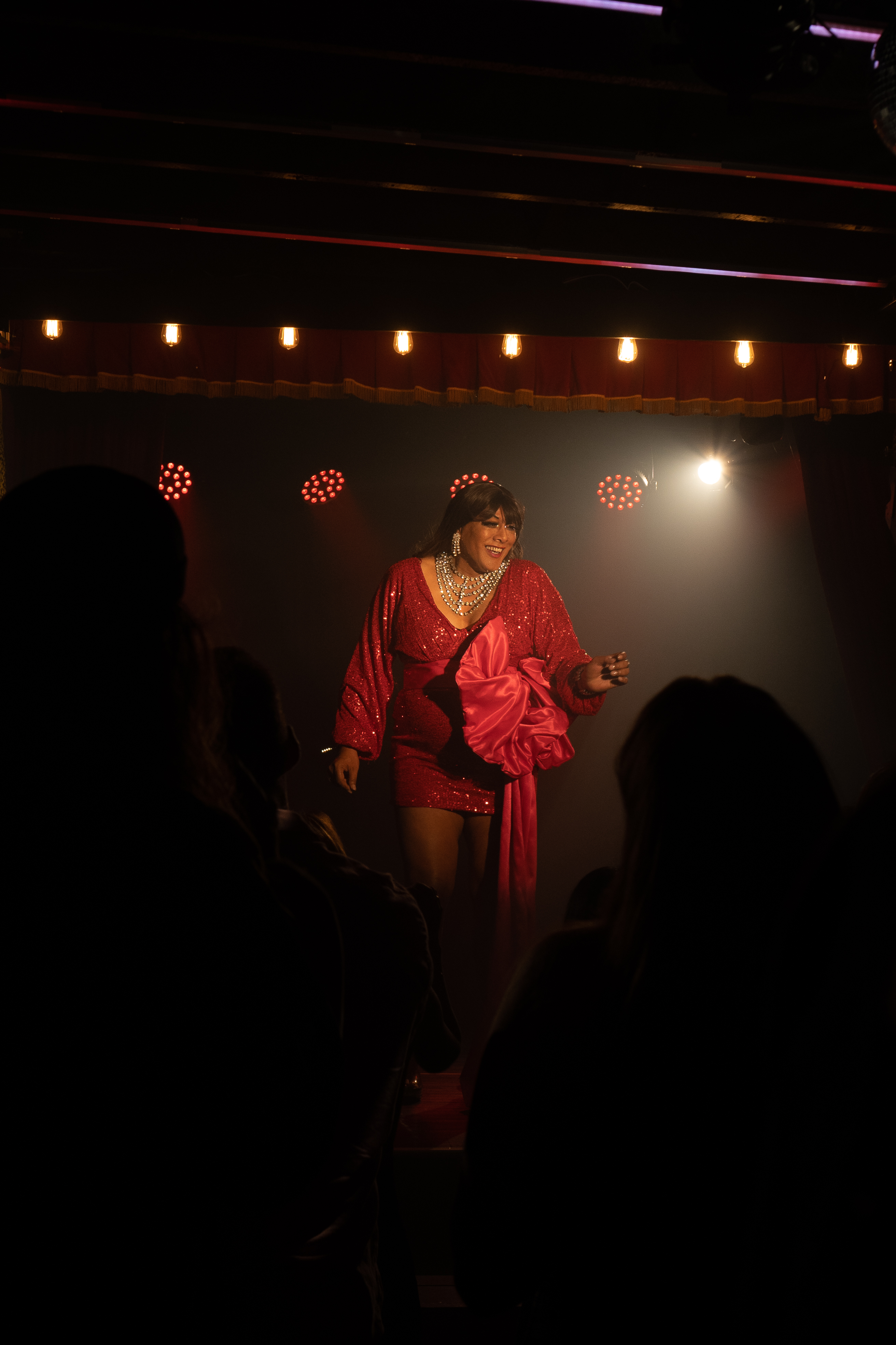 Adam Dehar, better known as Wellington International Pride Parade founder and drag queen Amanduh La Whore, plays Jacob's estranged father Max.