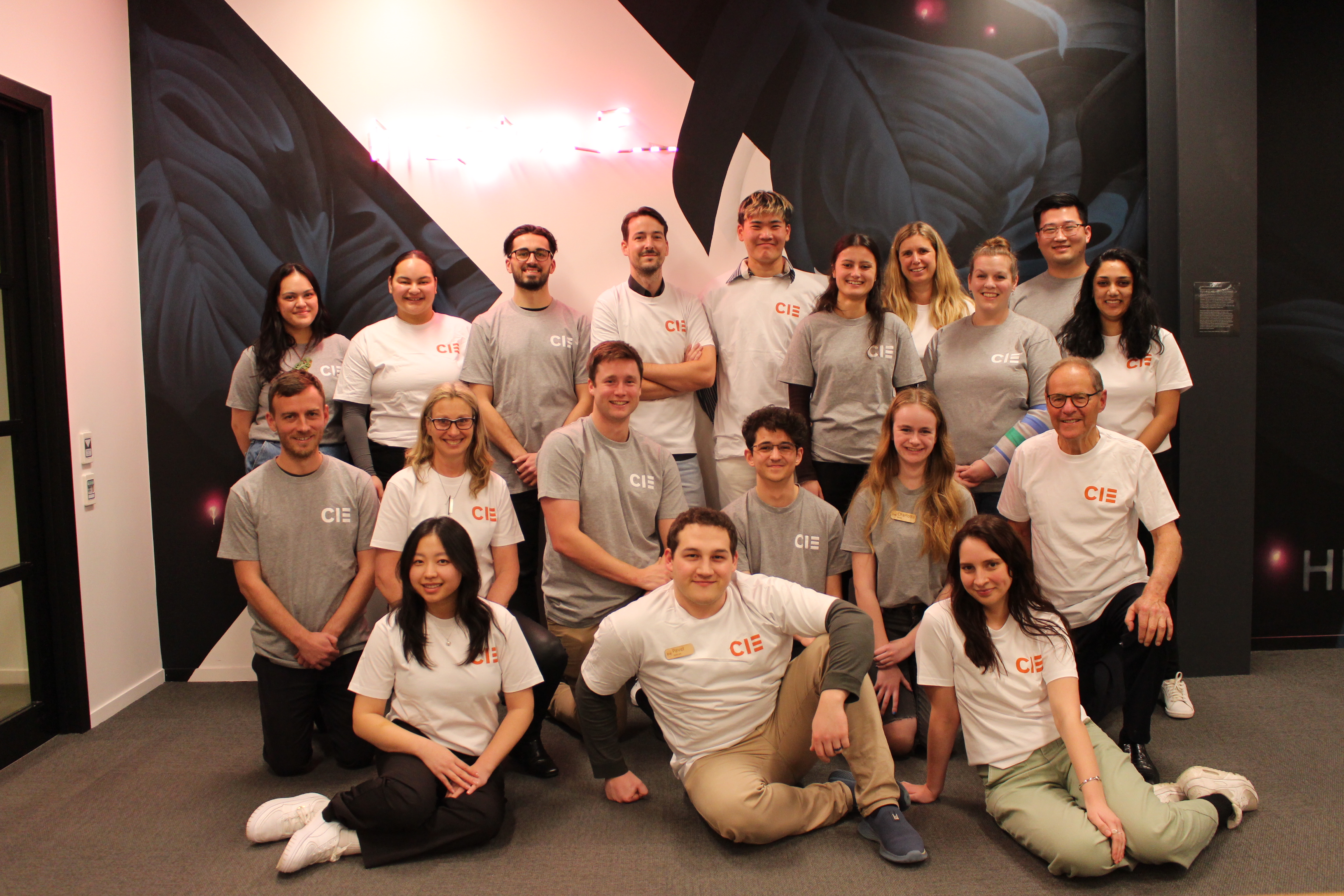 Entrepreneur Tony Falkenstein (middle right), with some of the students who made the trip to San Francisco and neighbouring Silicon Valley.