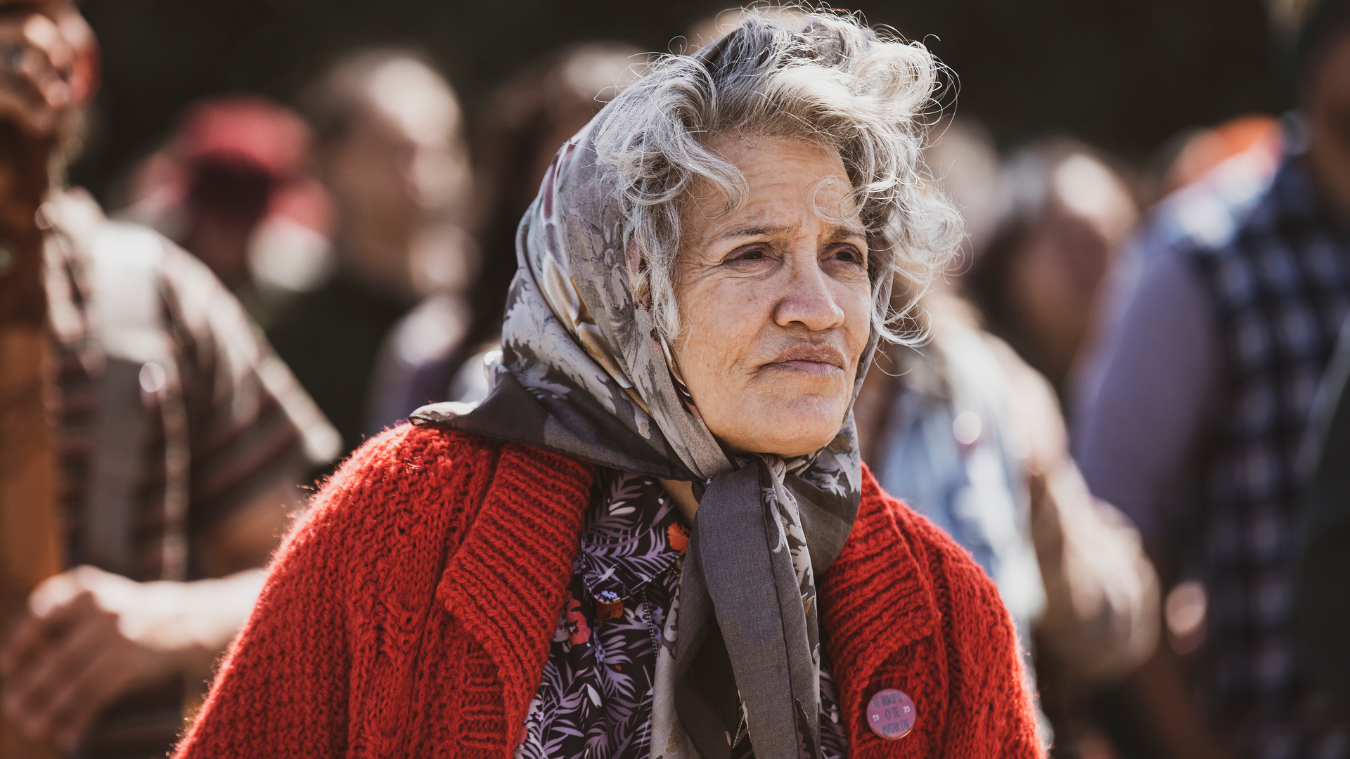 Rena Owen plays 'older Whina' in the new biopic about Dame Whina Cooper's life, Whina. Photo / Jen Raoult