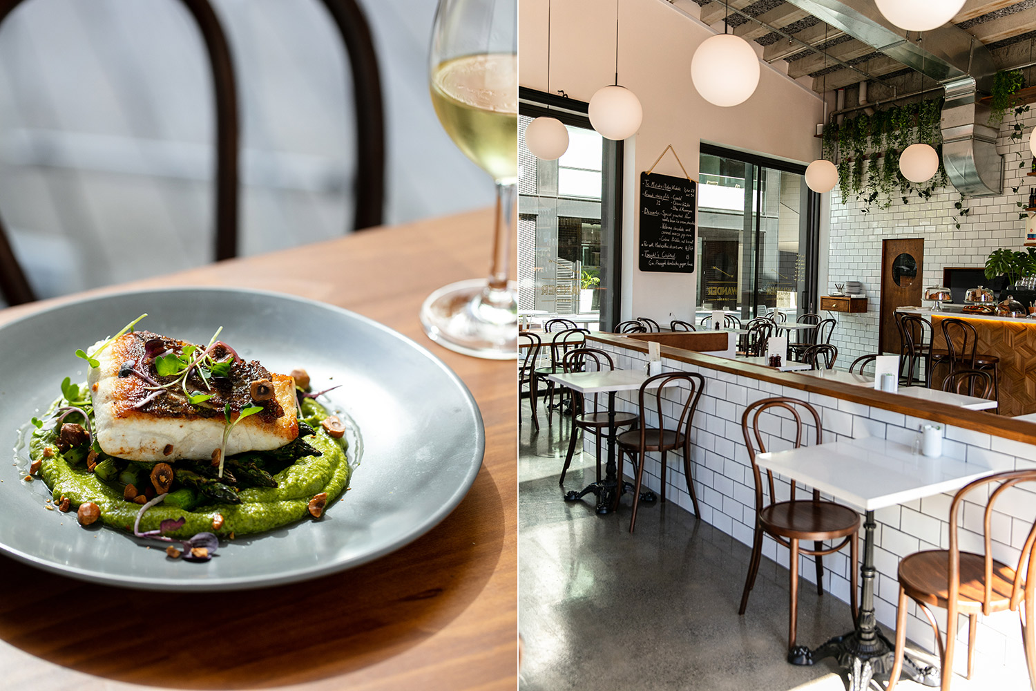 The snapper, served skin on, skin up, perfectly cooked. Photos / Babiche Martens