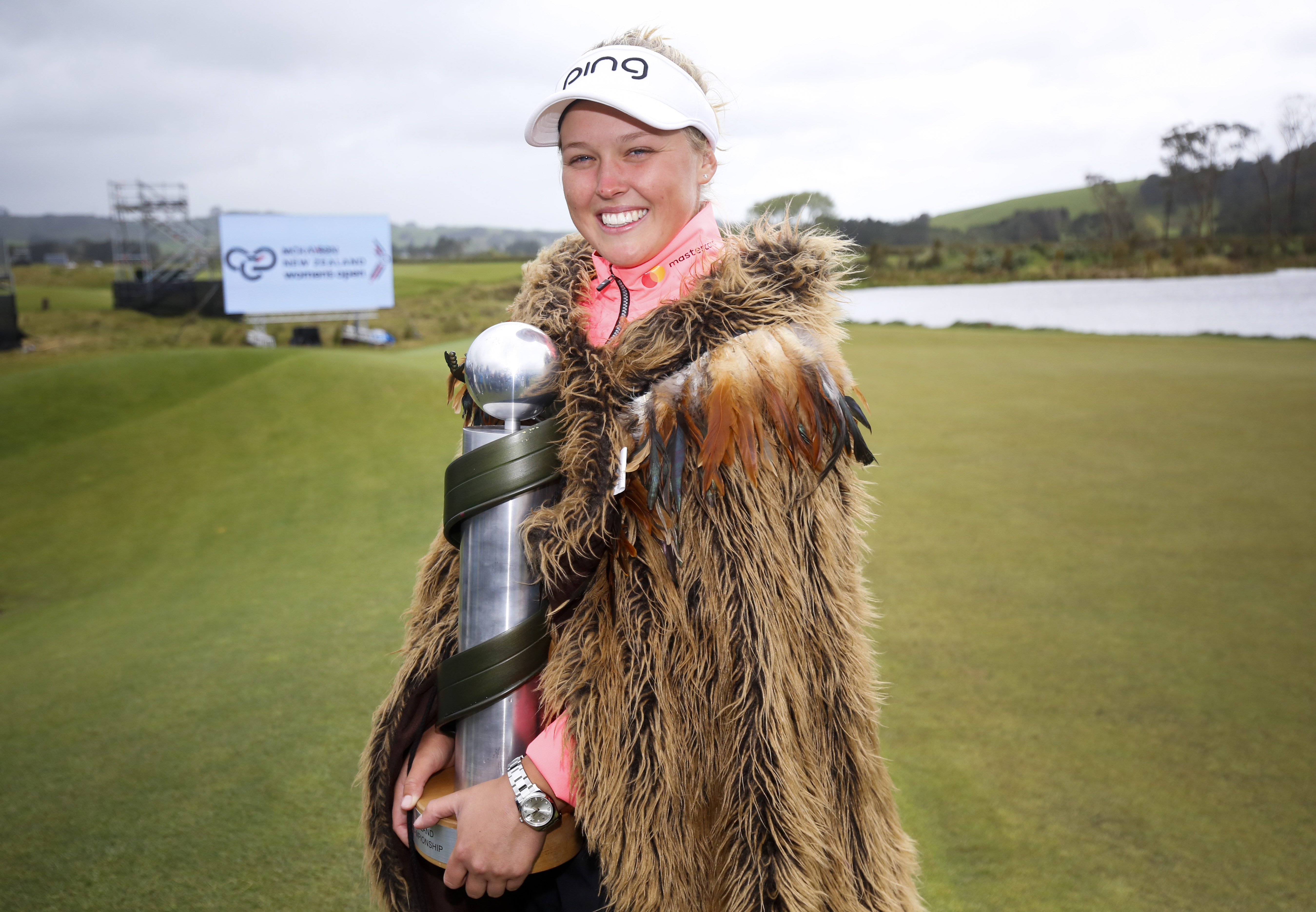 Brooke Henderson of Canada won the last New Zealand Women's Open, held in 2017. Photo / Photosport