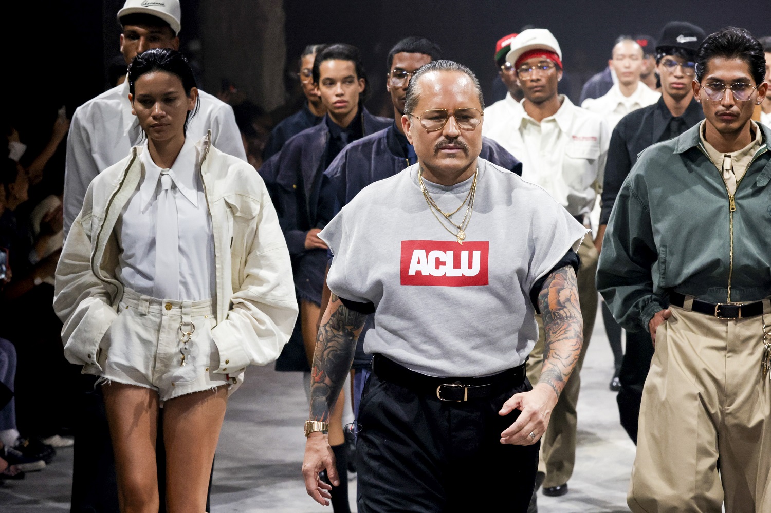Designer Willy Chavarria's clothes are a celebration of the workforce. Photo / Getty Images