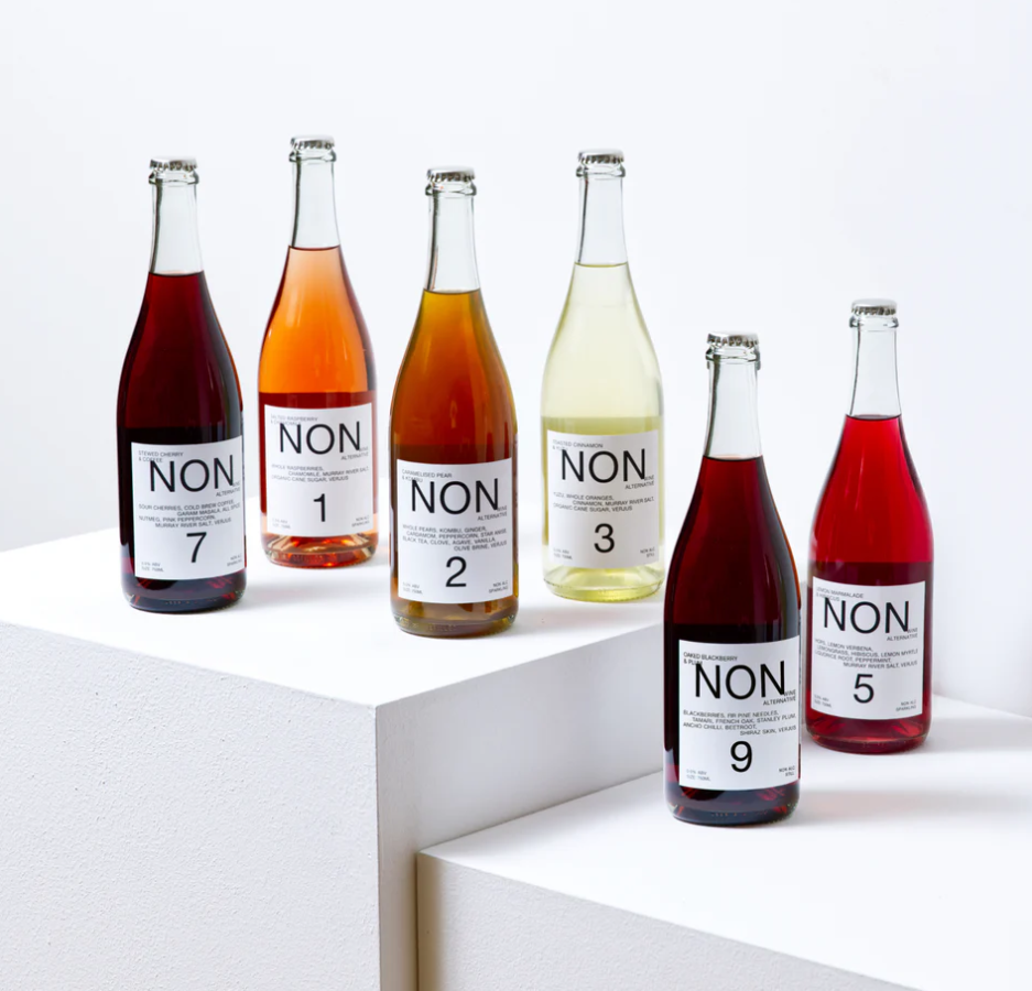 NON offers a range of no-alcohol wines.