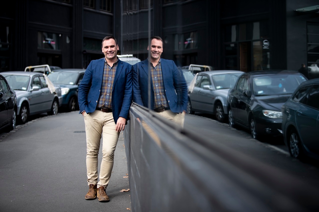 Parkable co-founder and chief executive Toby Littin in Auckland in May, 2019. His company recently expanded into Australia and is about to push into China. Photo / Dean Purcell