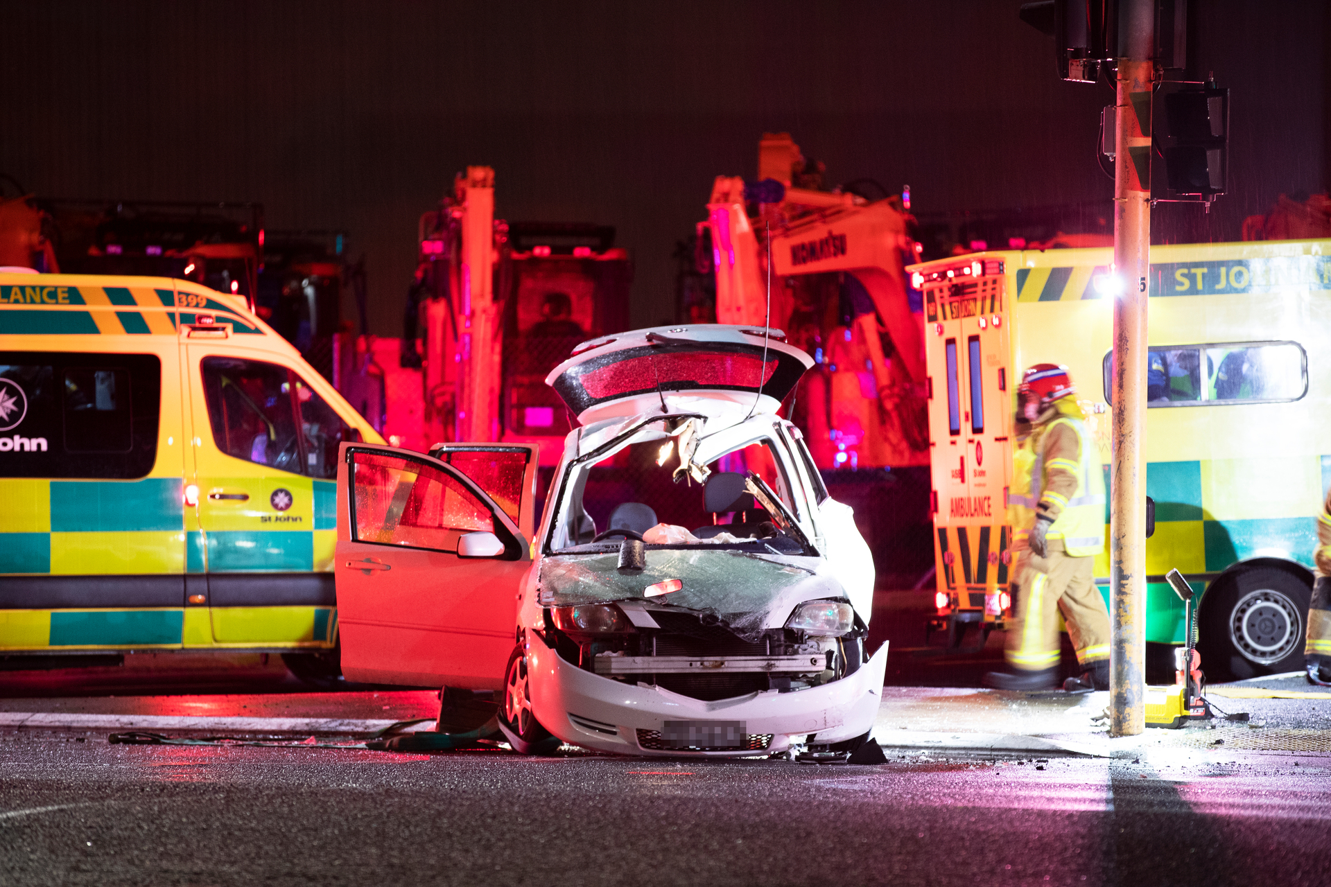 Police said speed was a factor in this 2022 crash which left several youths with critical injuries. Photo / Hayden Woodward