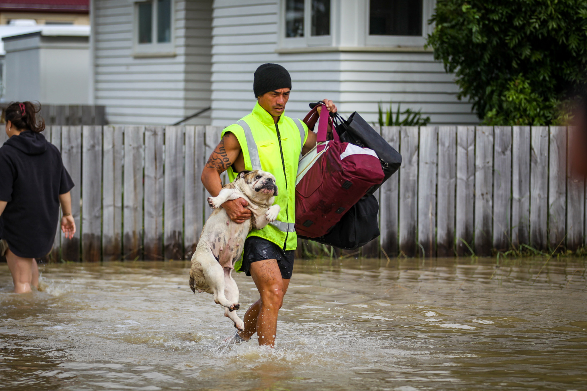 Evacuations in Napier, Hawke's Bay. Photo / Paul Taylor