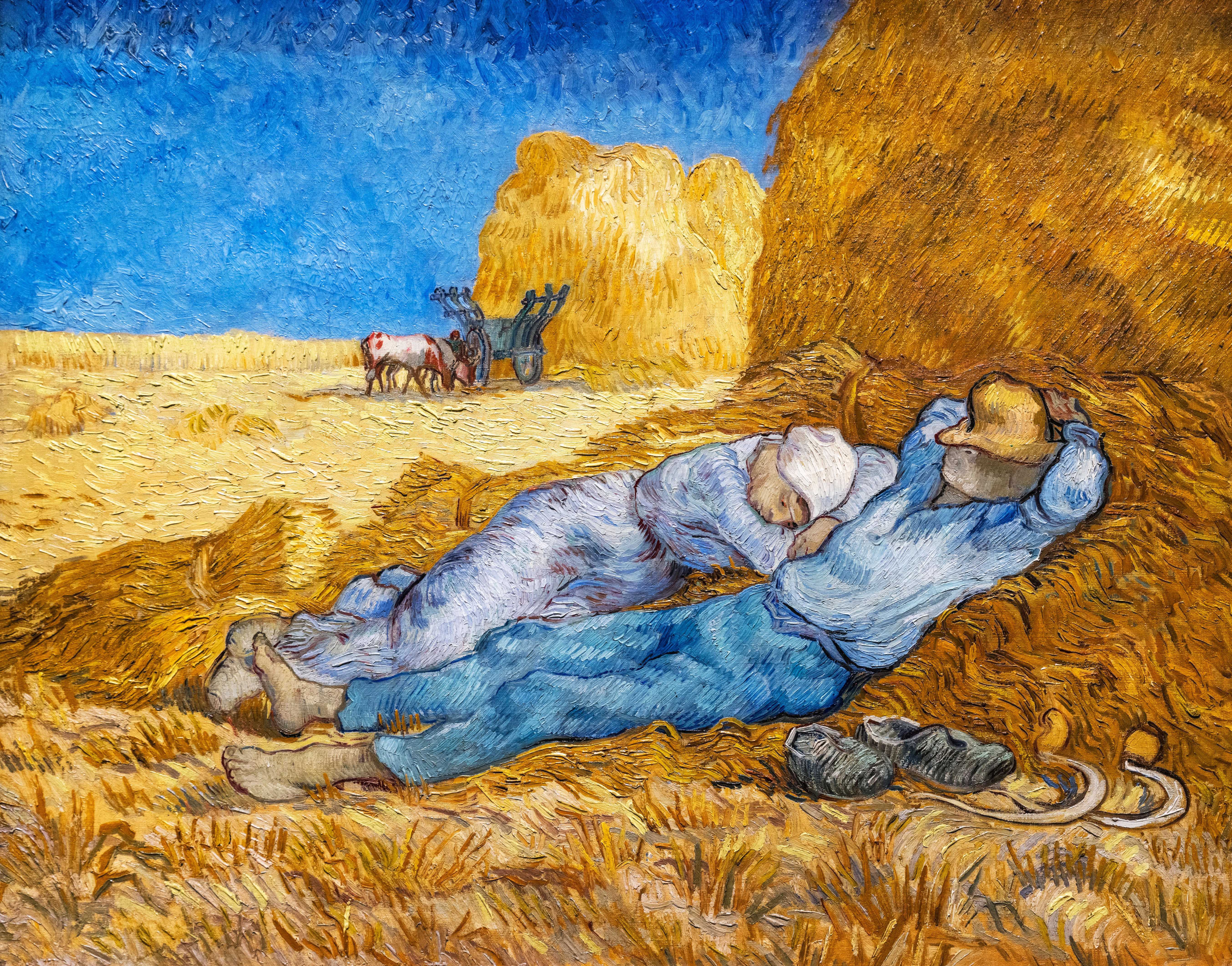 On canvas: La Meridienne (The Siesta) by Vincent van Gogh. Photo / Alamy